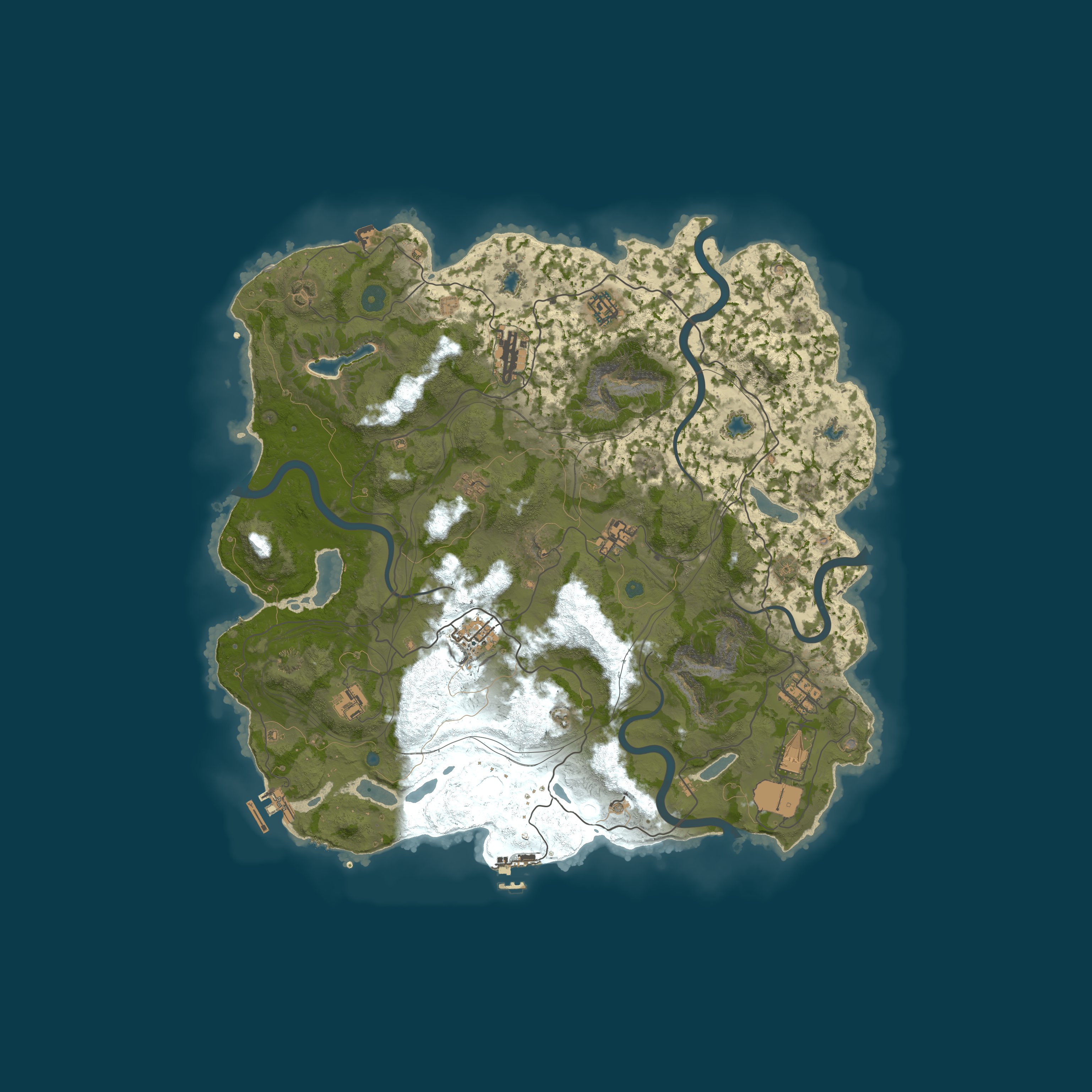 Dallas Rust Large map