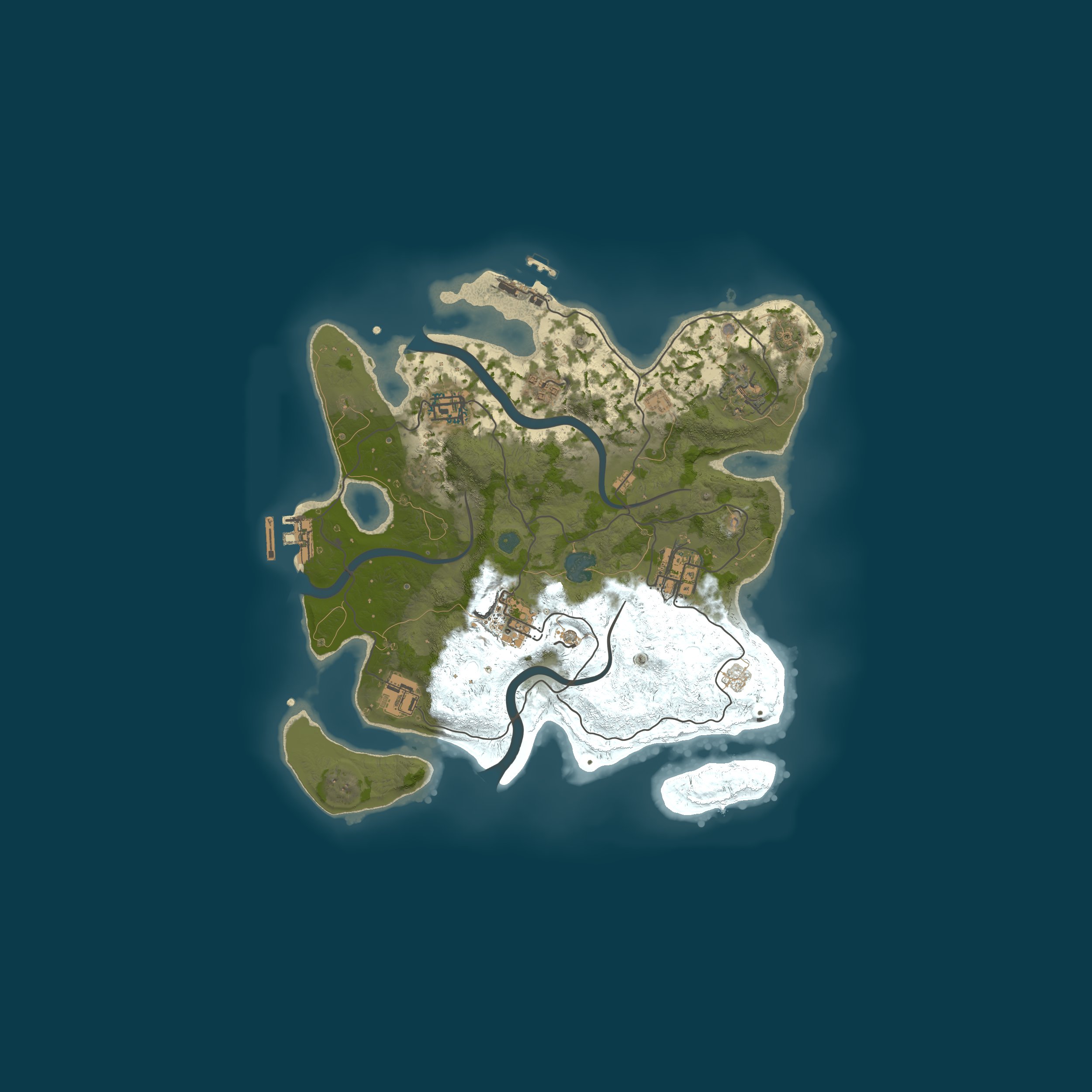 Map for A Shockbyte Rust Server