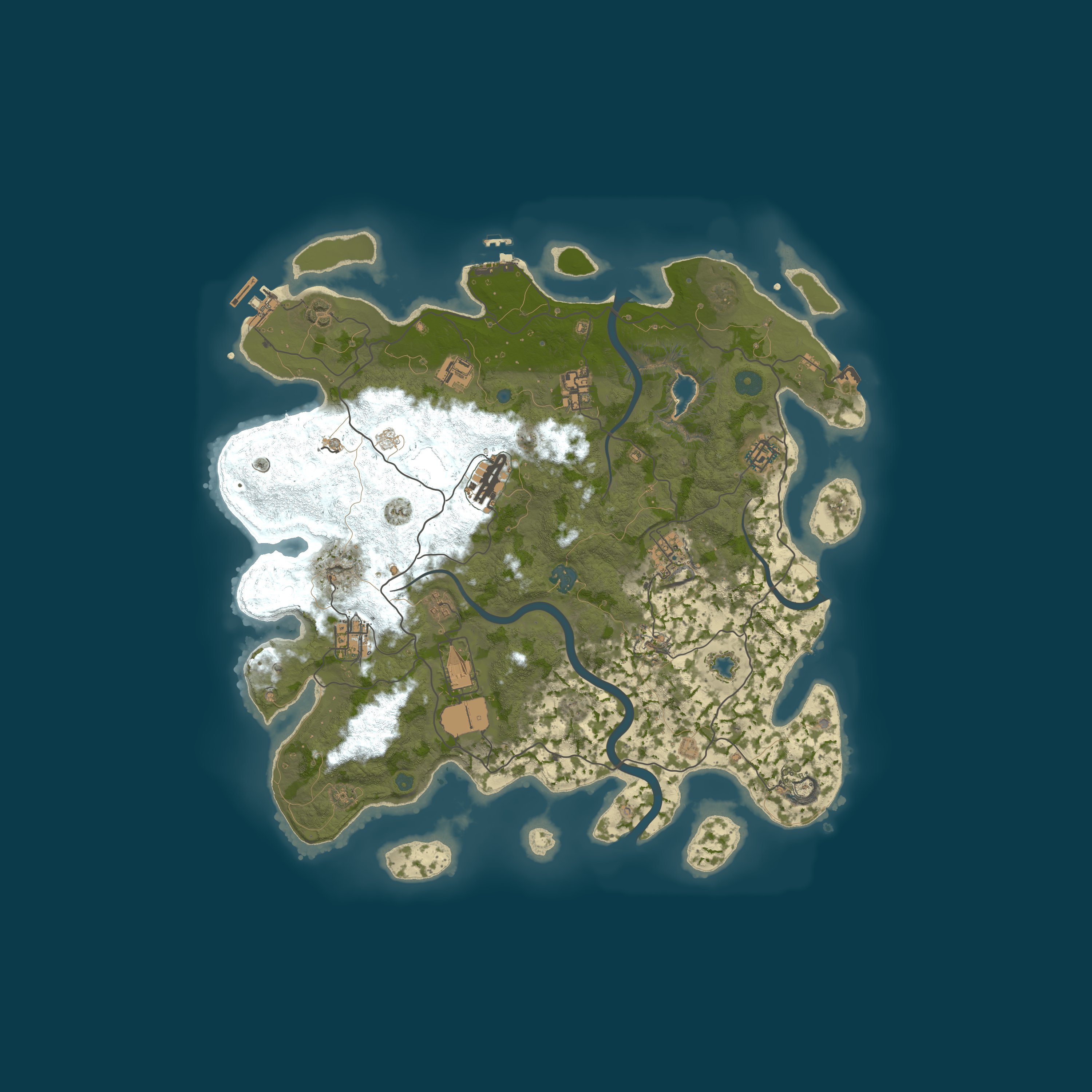 Map for Bears Gaming  | PvE | Monthly Wipe | NA