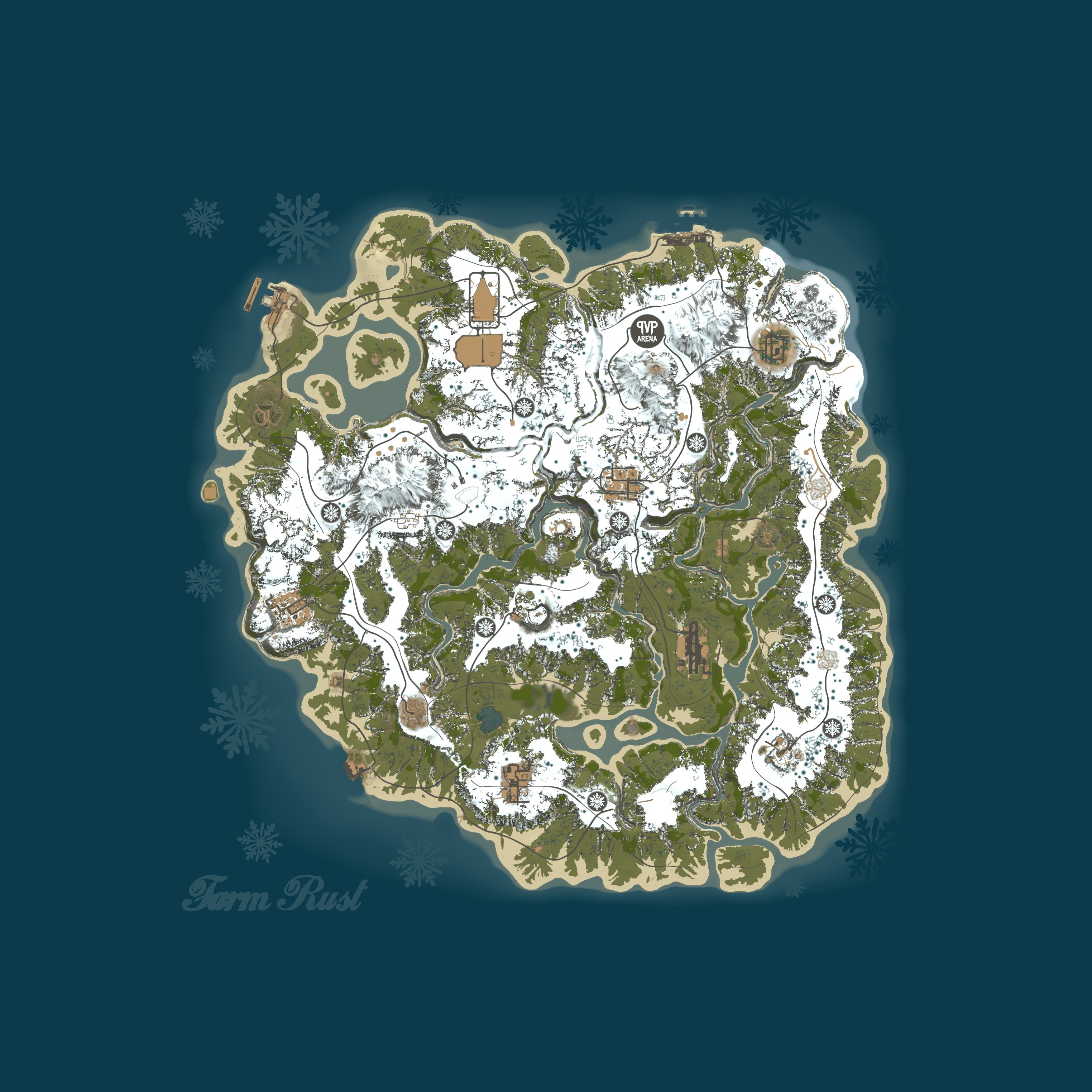 Карта сервера