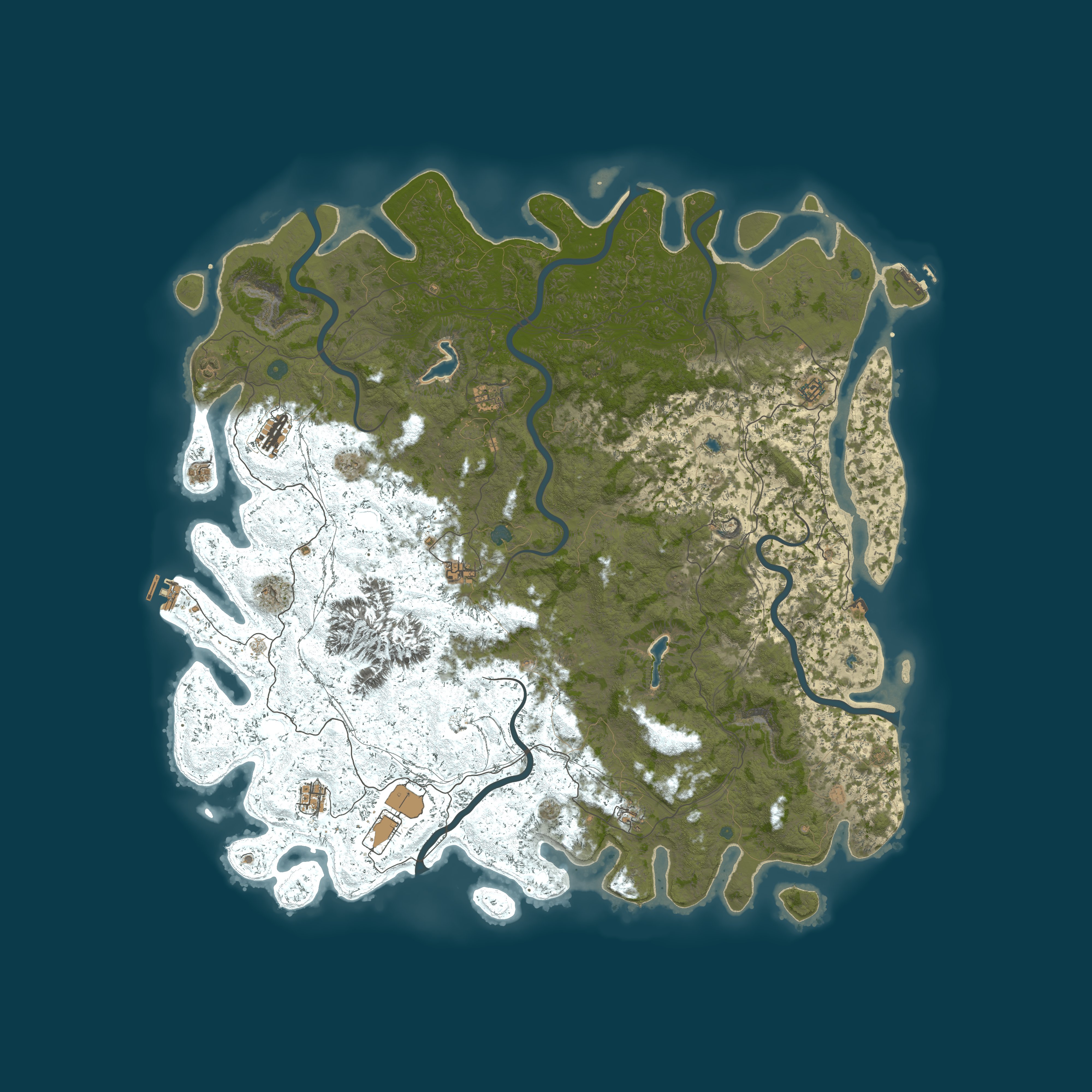 Map for AMD ELITE Rust #3 - PVE + Kits EU