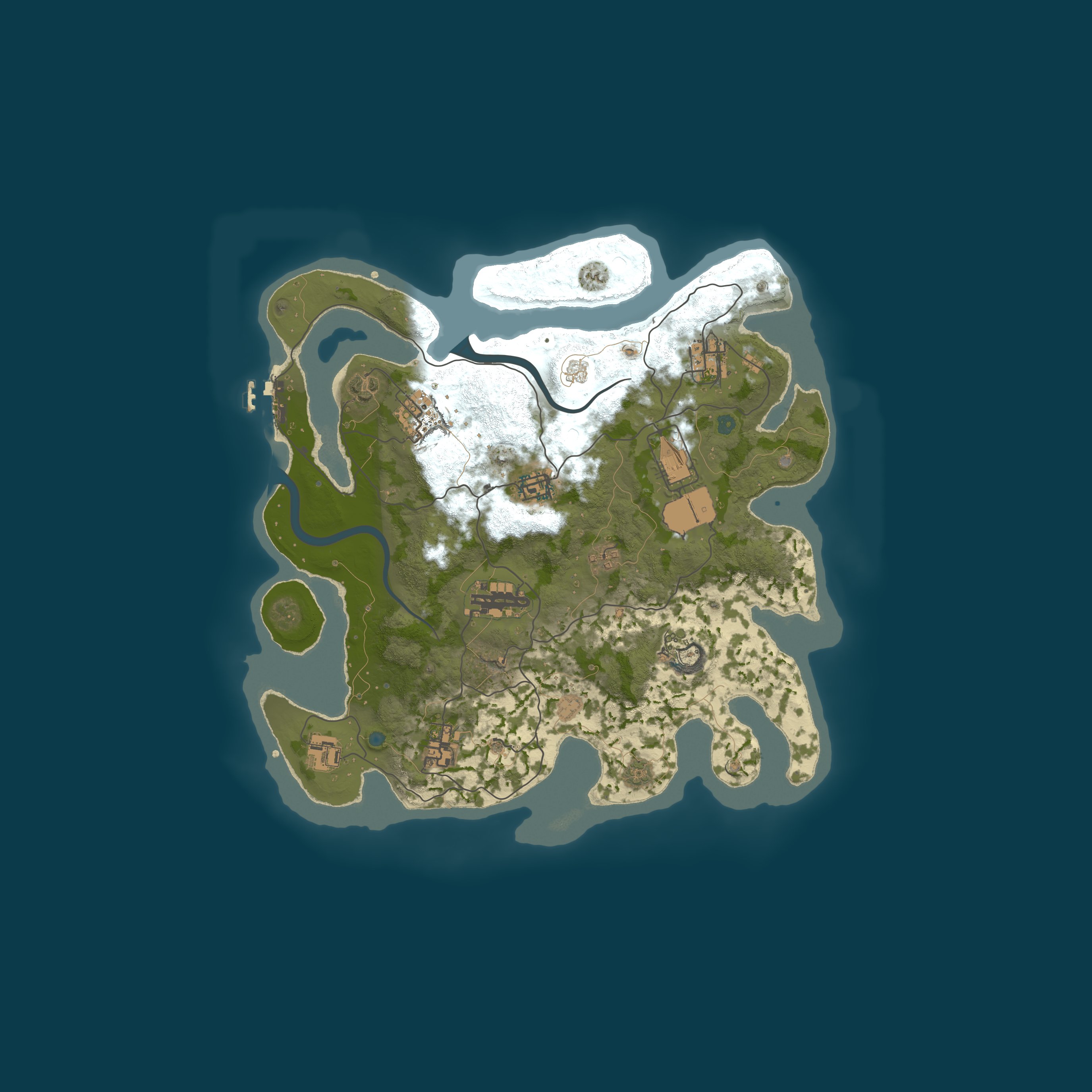 Map for AQRUX RUST ORANGE X5 | KITS | EVENTS | LOOT++ | 23.07