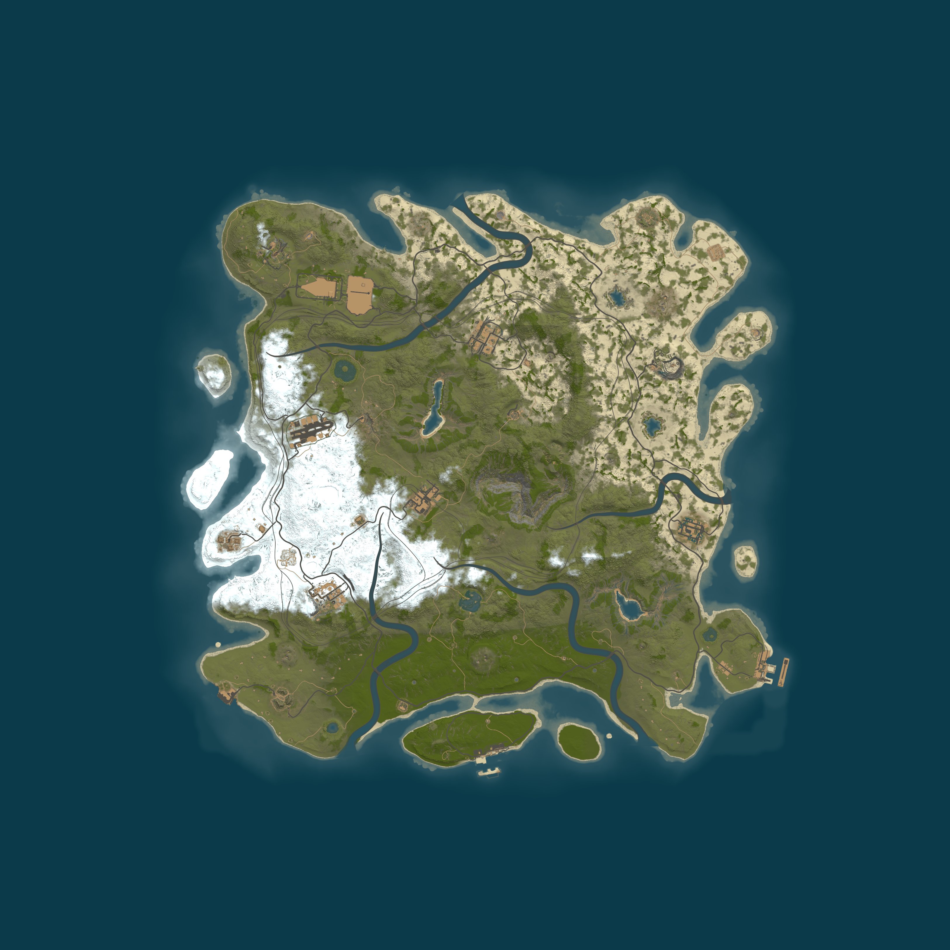 Map for Old Souls PVE AU (Raidable Bases)