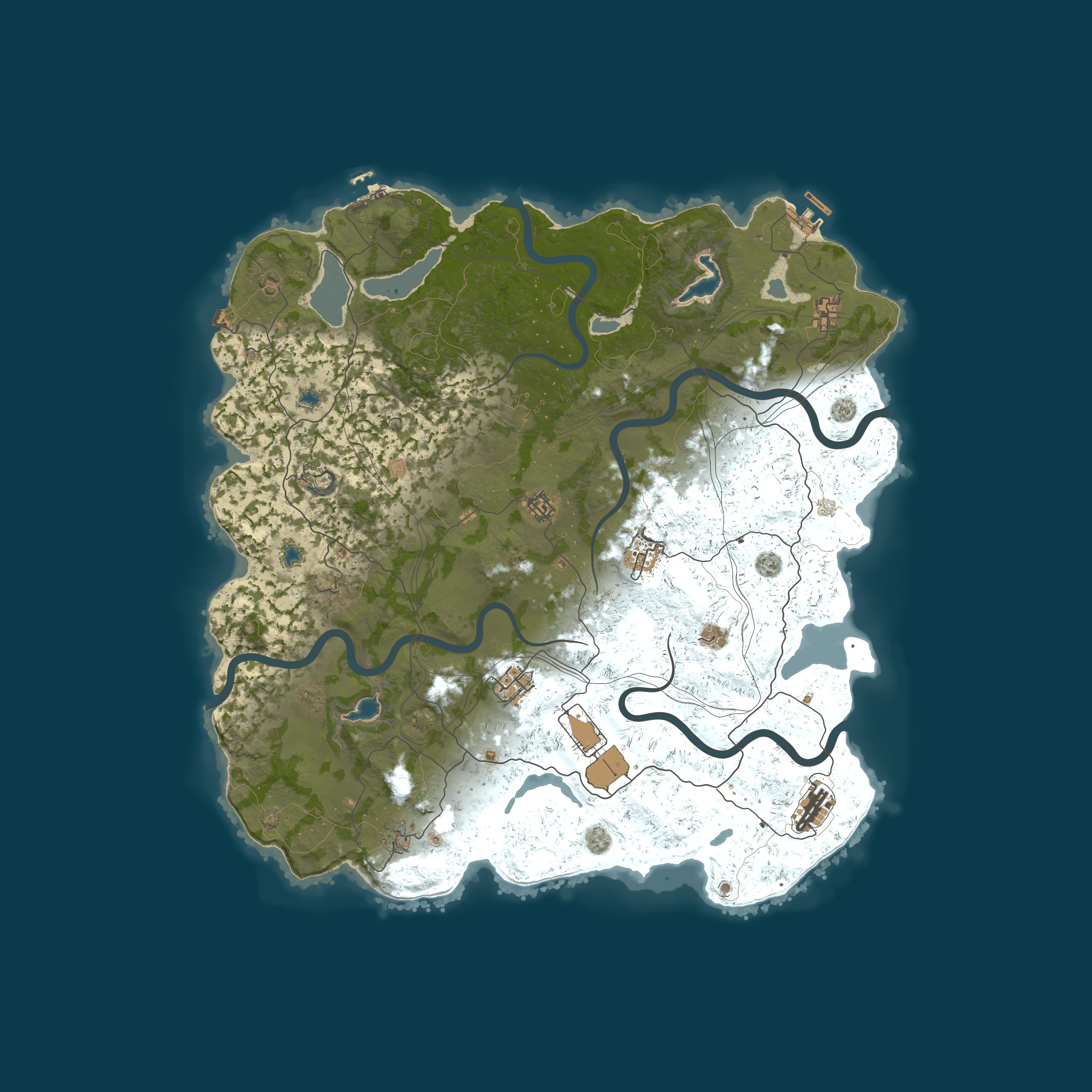 Карта сервера