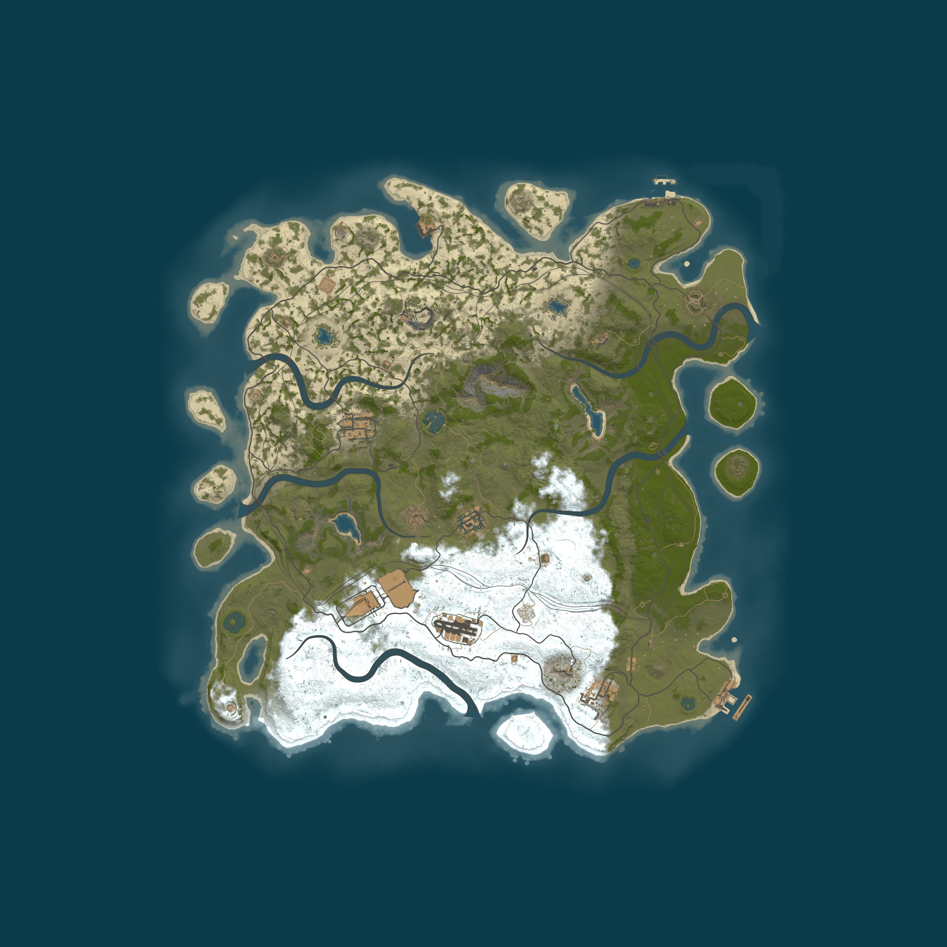Map for RustyNuts 2x | Offline Prot | 1/2 decay | SkillTree |  Events |