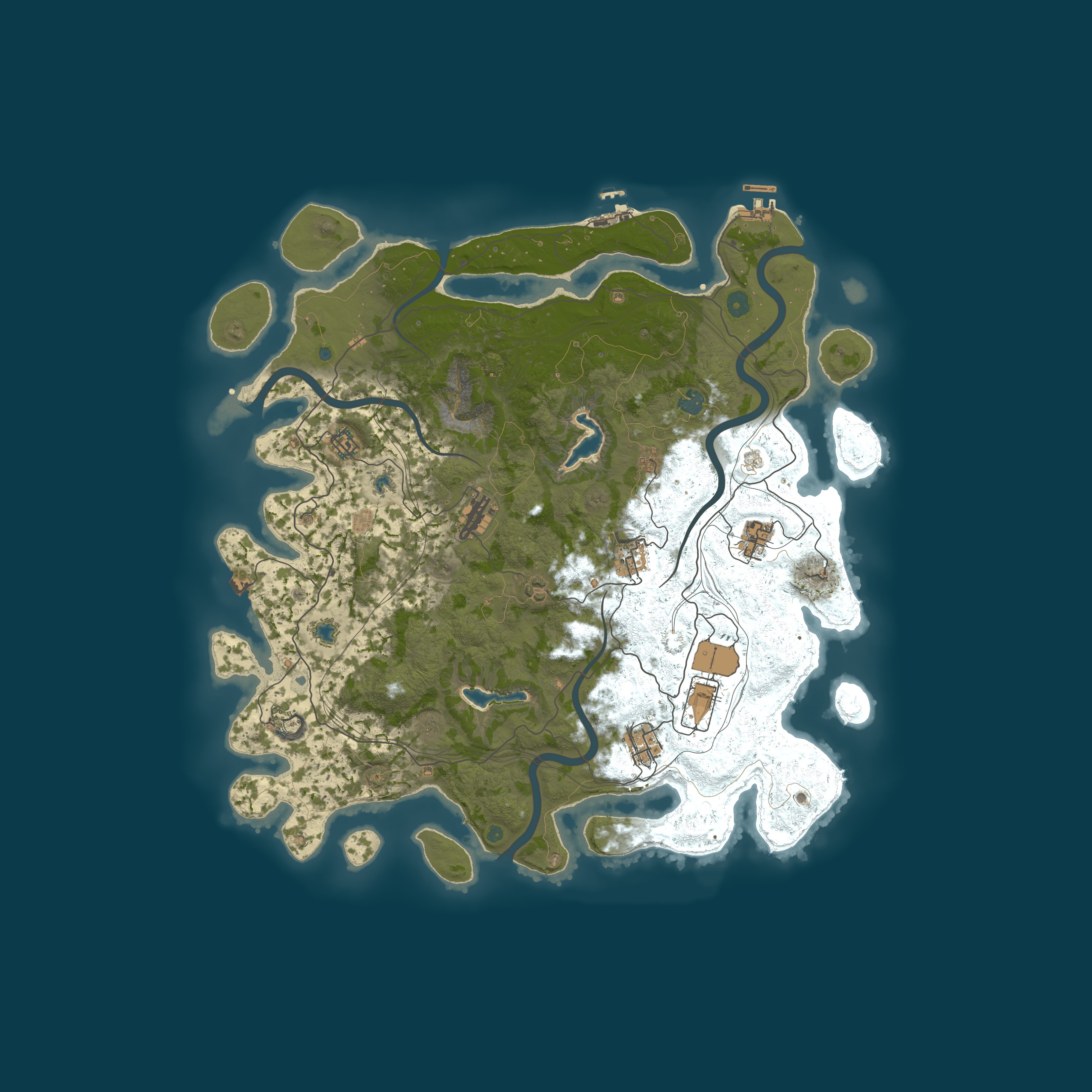 Map for Atlanta/Smoke Weed, Play Rust
