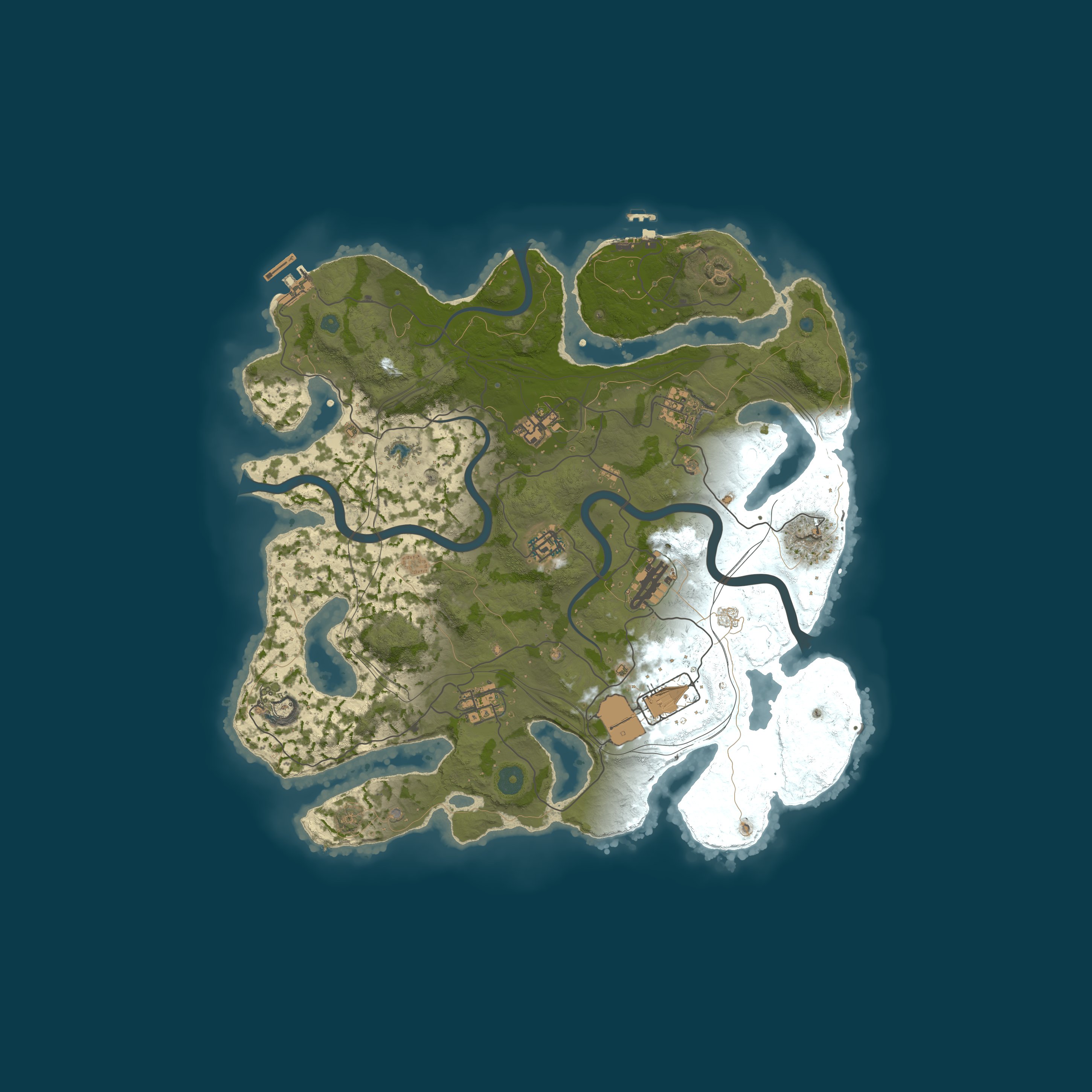 Map for ДЛЯ НОВИЧКОВ | КЛАССИКА X2 |KARMA RUST 26.06