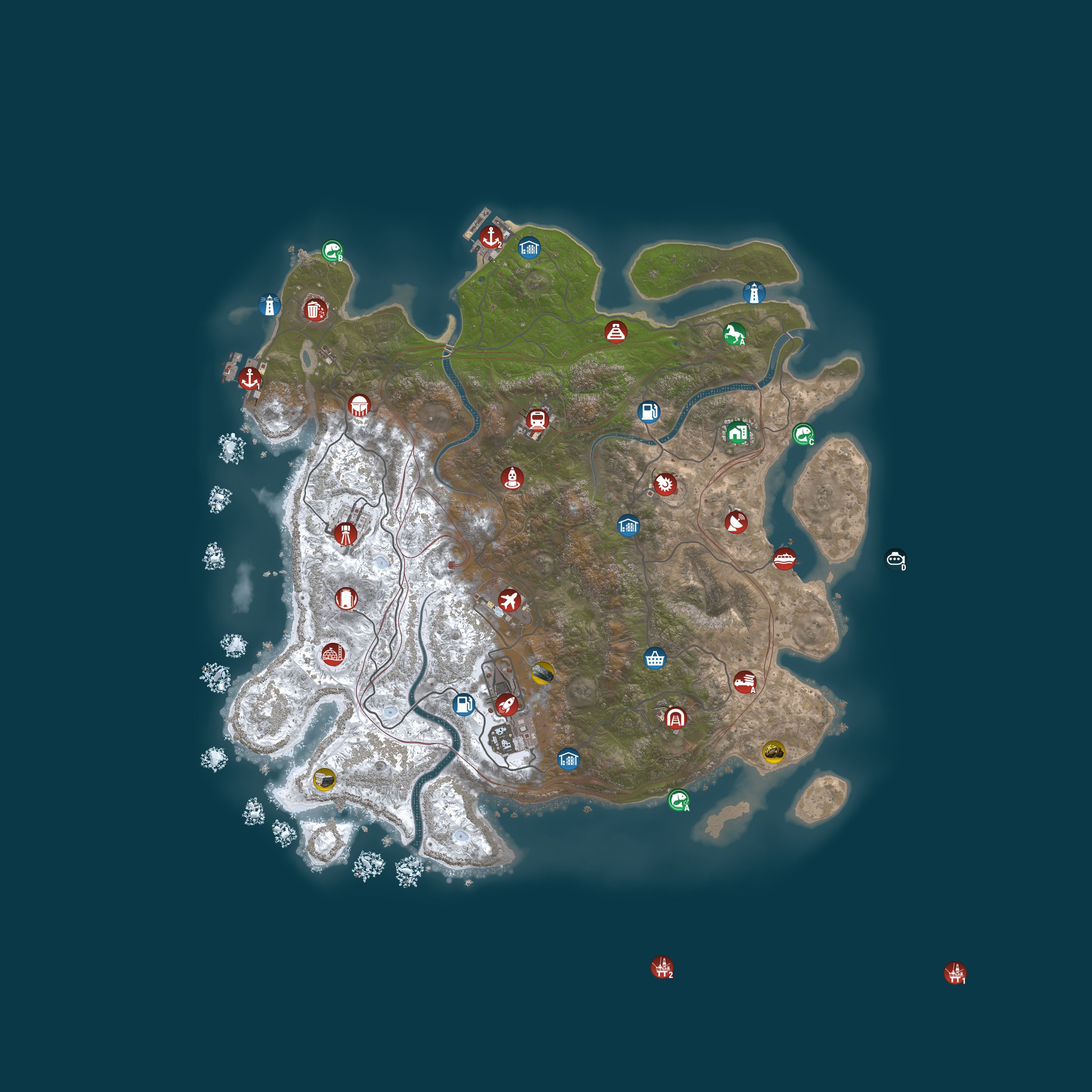 Map for Magic Rust #24 — Vanilla 2x (Solo/Duo/Trio) | Baйп 11.05