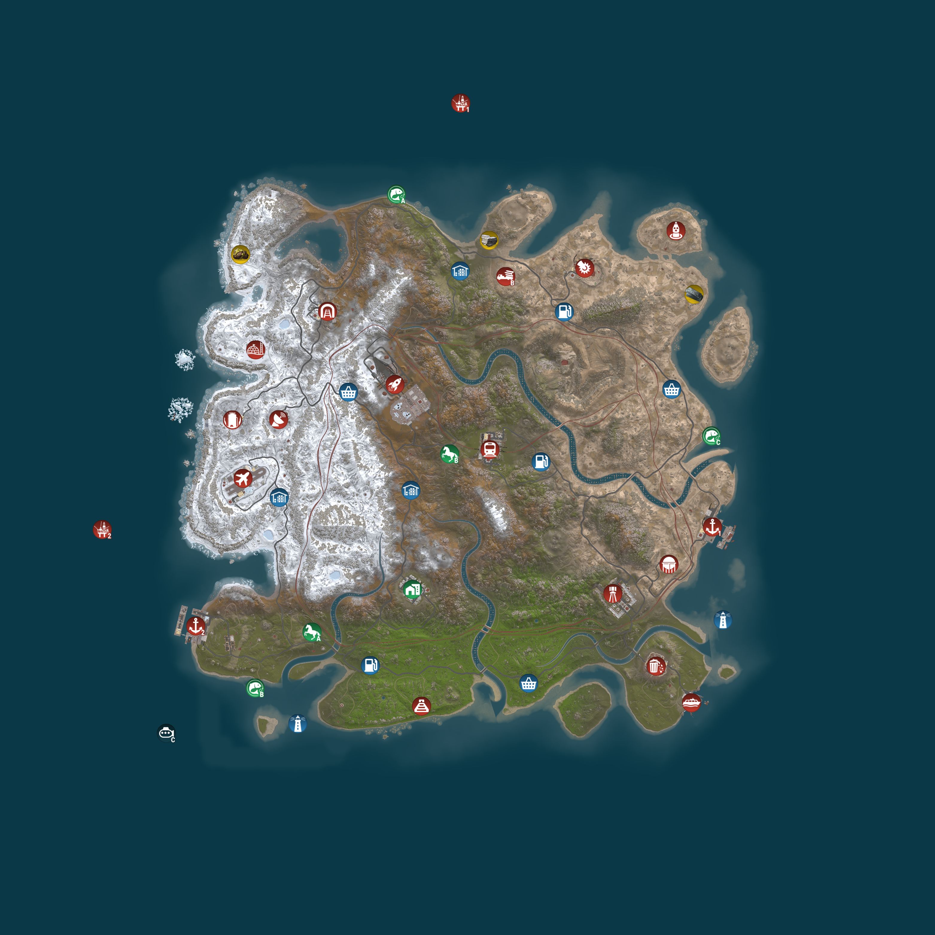 Map for Magic Rust #19 — Vanilla 2x | EU East