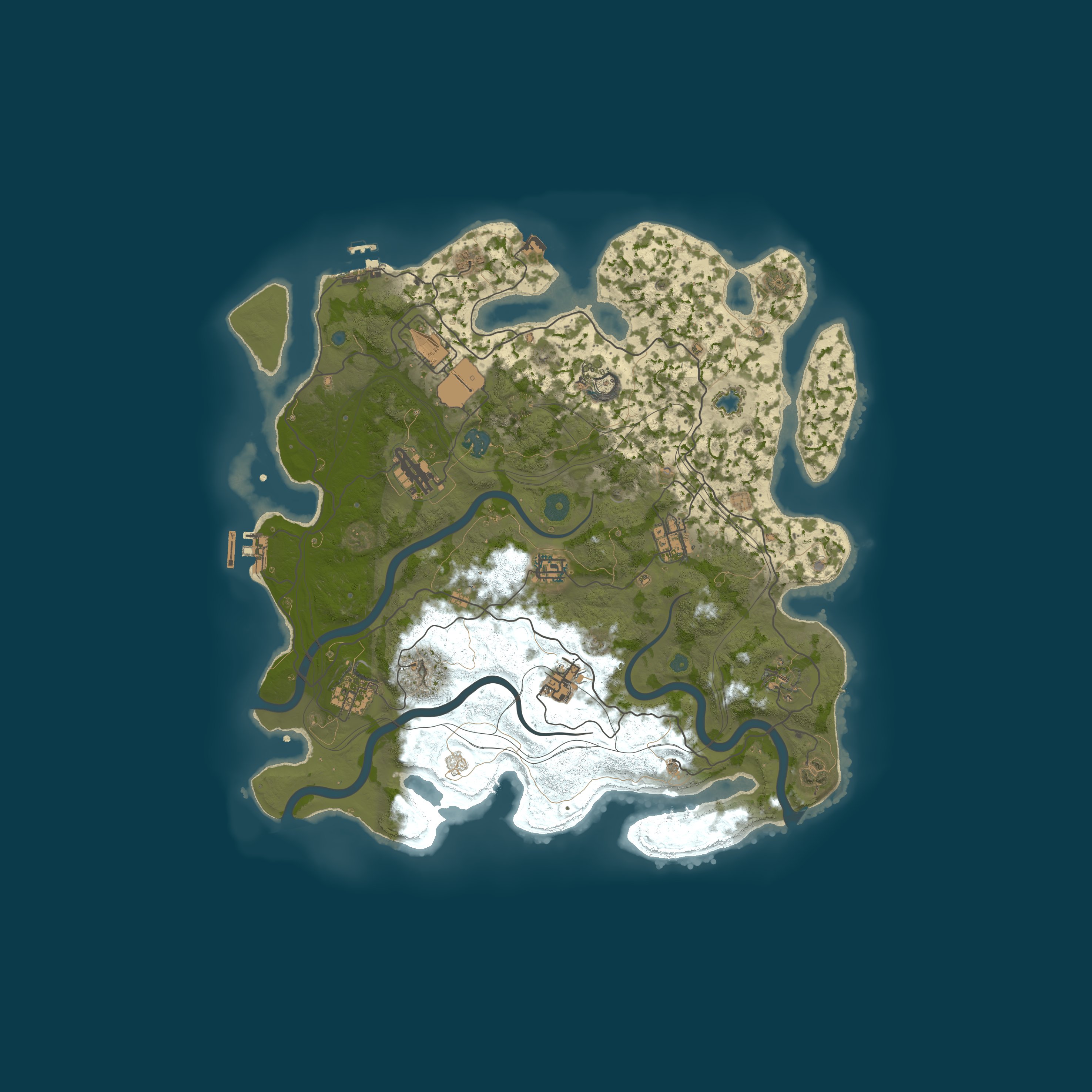 Map for Shadow Island 2X | Bi-Weekly | Quad