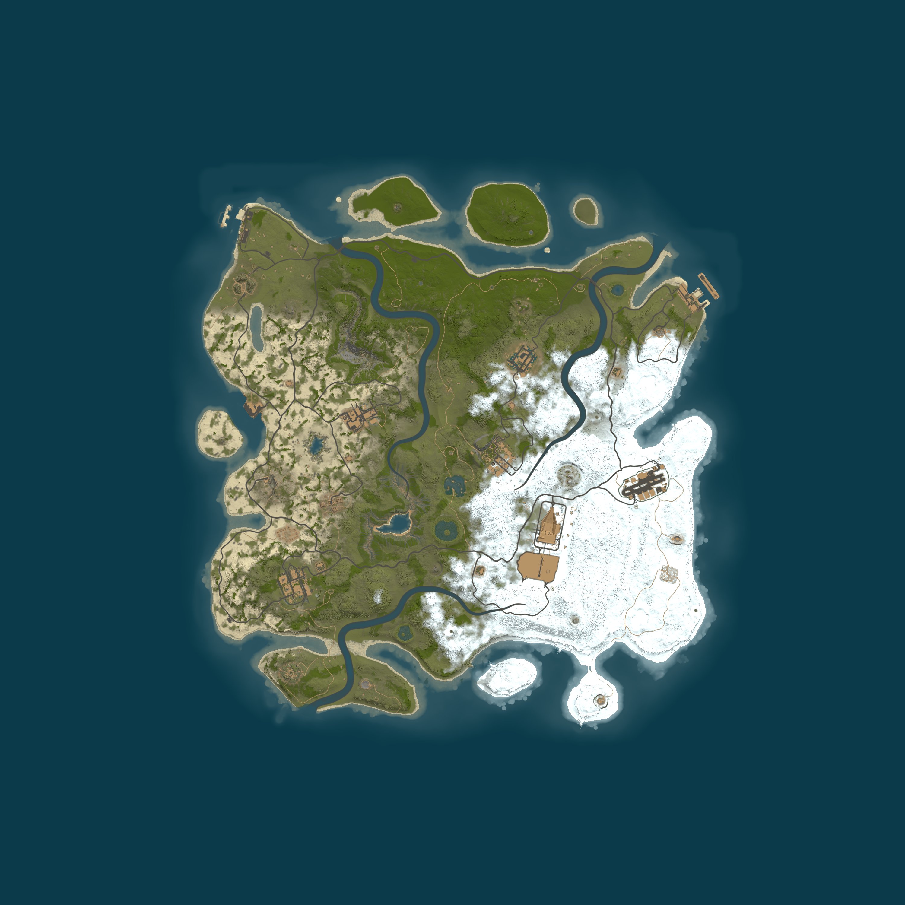 Map for Satalana Gathering Server [UAE] [PVE]