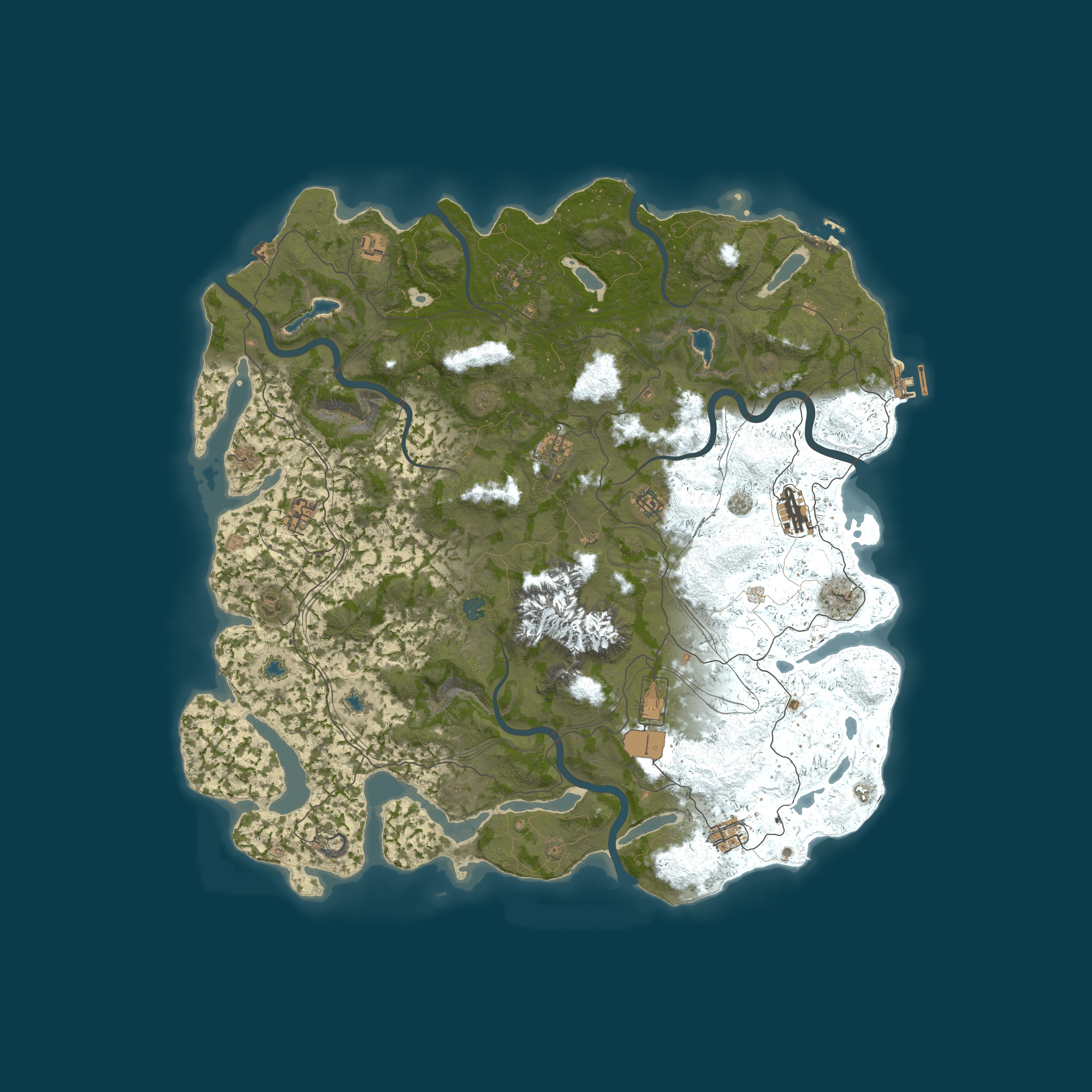 Map for RustLands | Monthly Large | No BP Wipe | NOOB FRIENDLY 7/2 7.2 