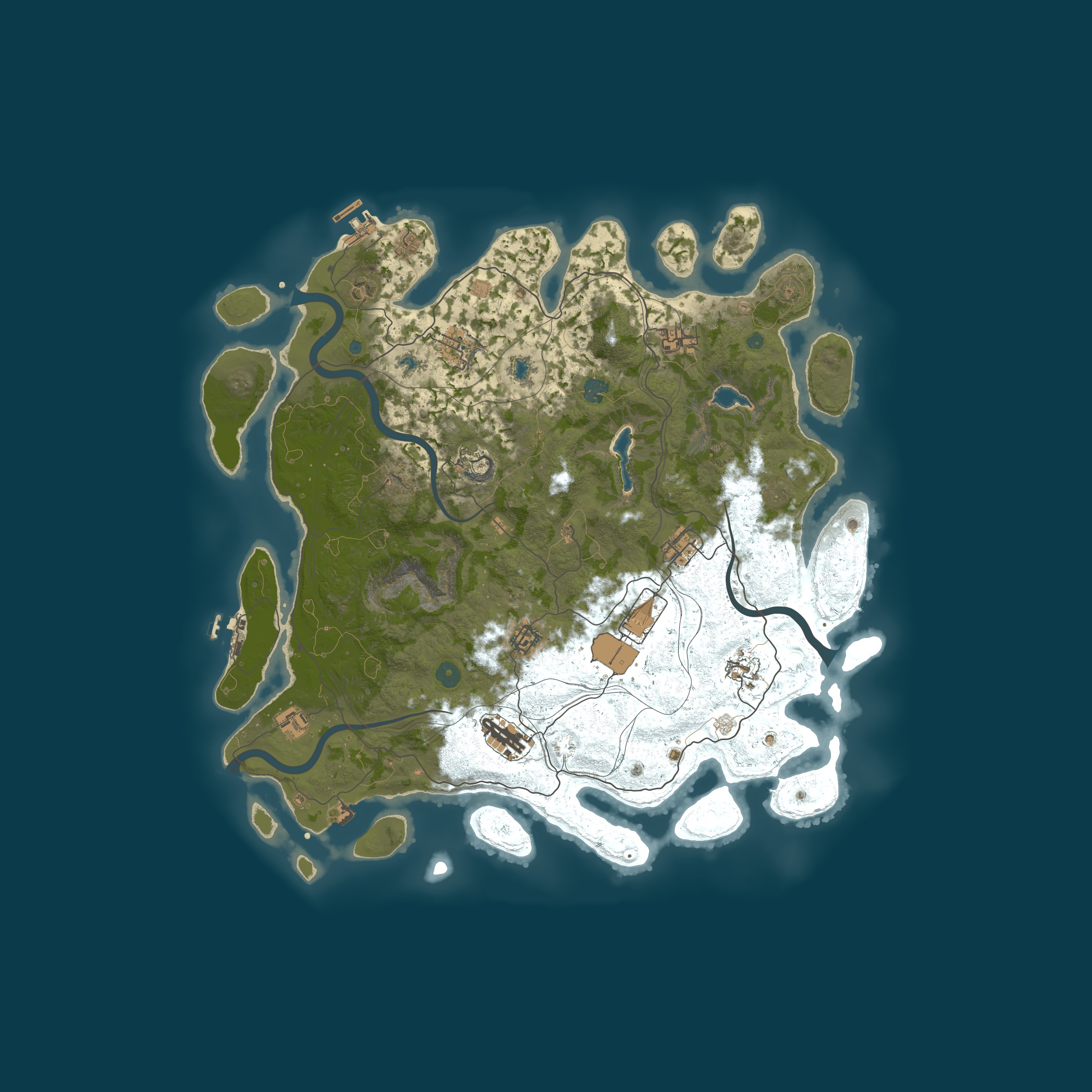 Procedural Map, size 4500, seed 149967425