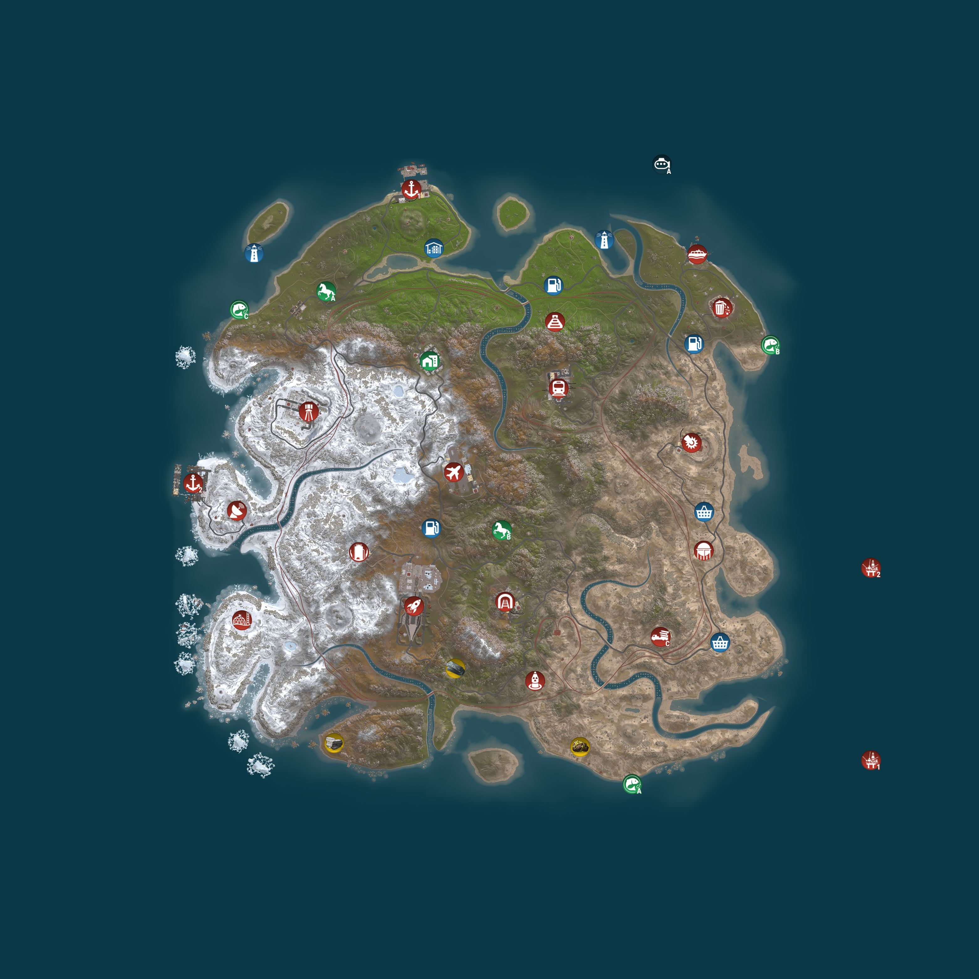 Map for Magic Rust #30 — Modded 2x (Solo/Duo) | Pyccкий