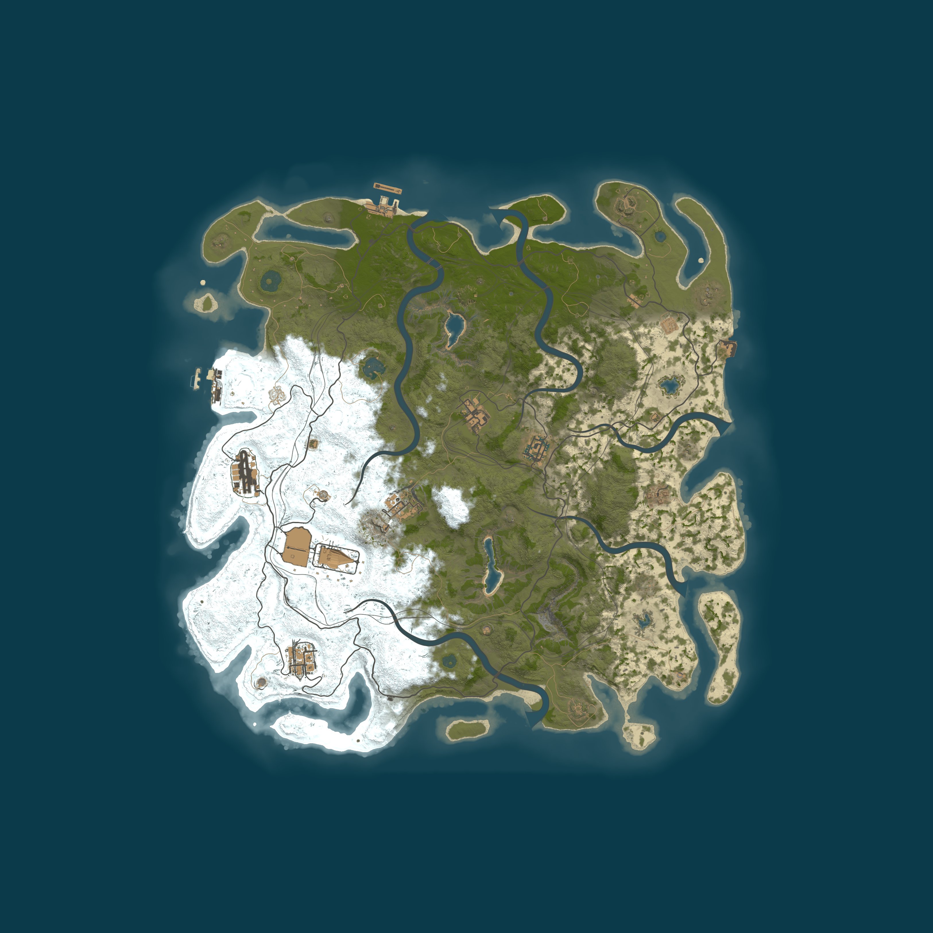 Map for EU REKT | 2X | Enhanced items | Skill |PVE| Kits | RaidBase