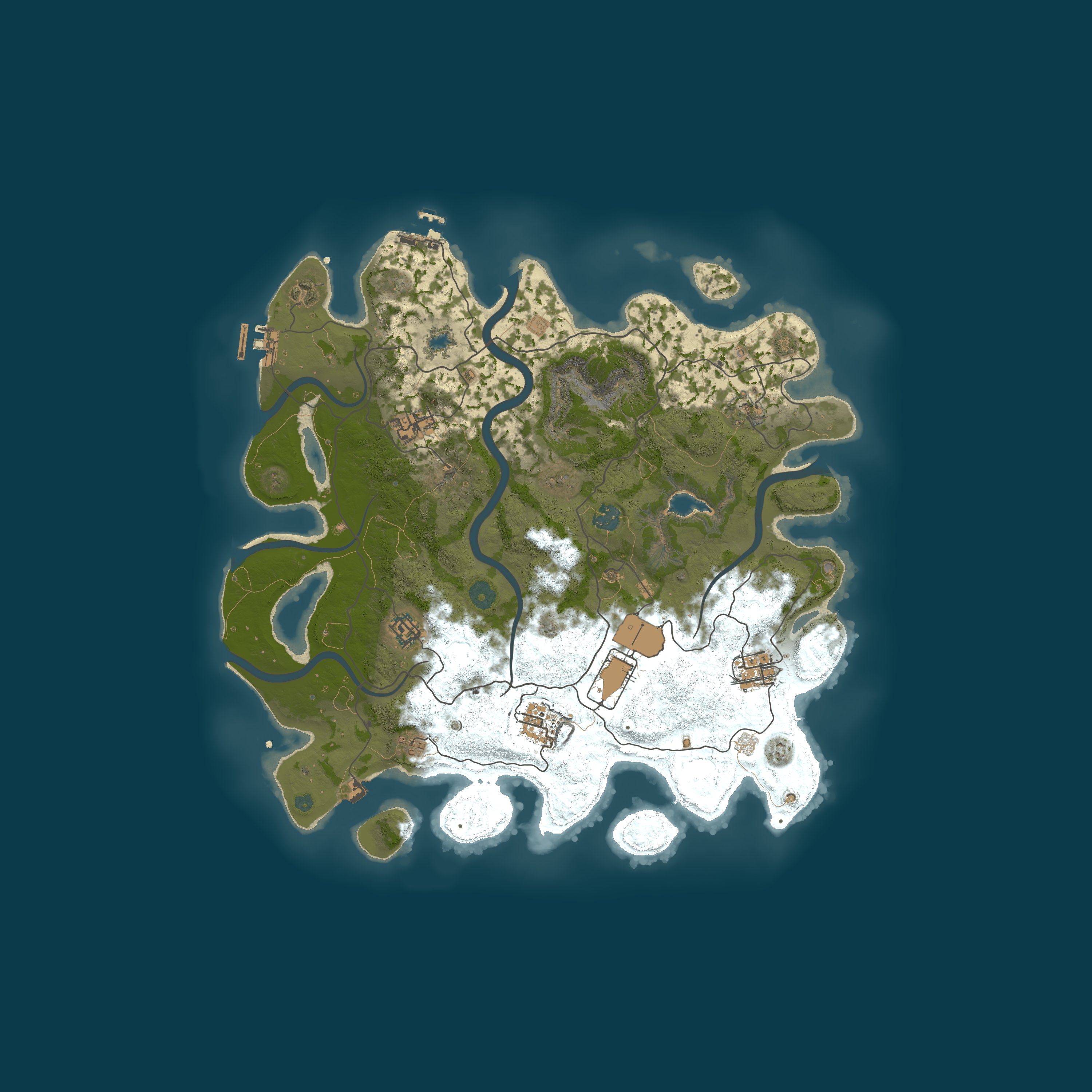 Map for US RawDogs Rust 2x Monthly| No BP Wipes | Noob Friendly | 2x