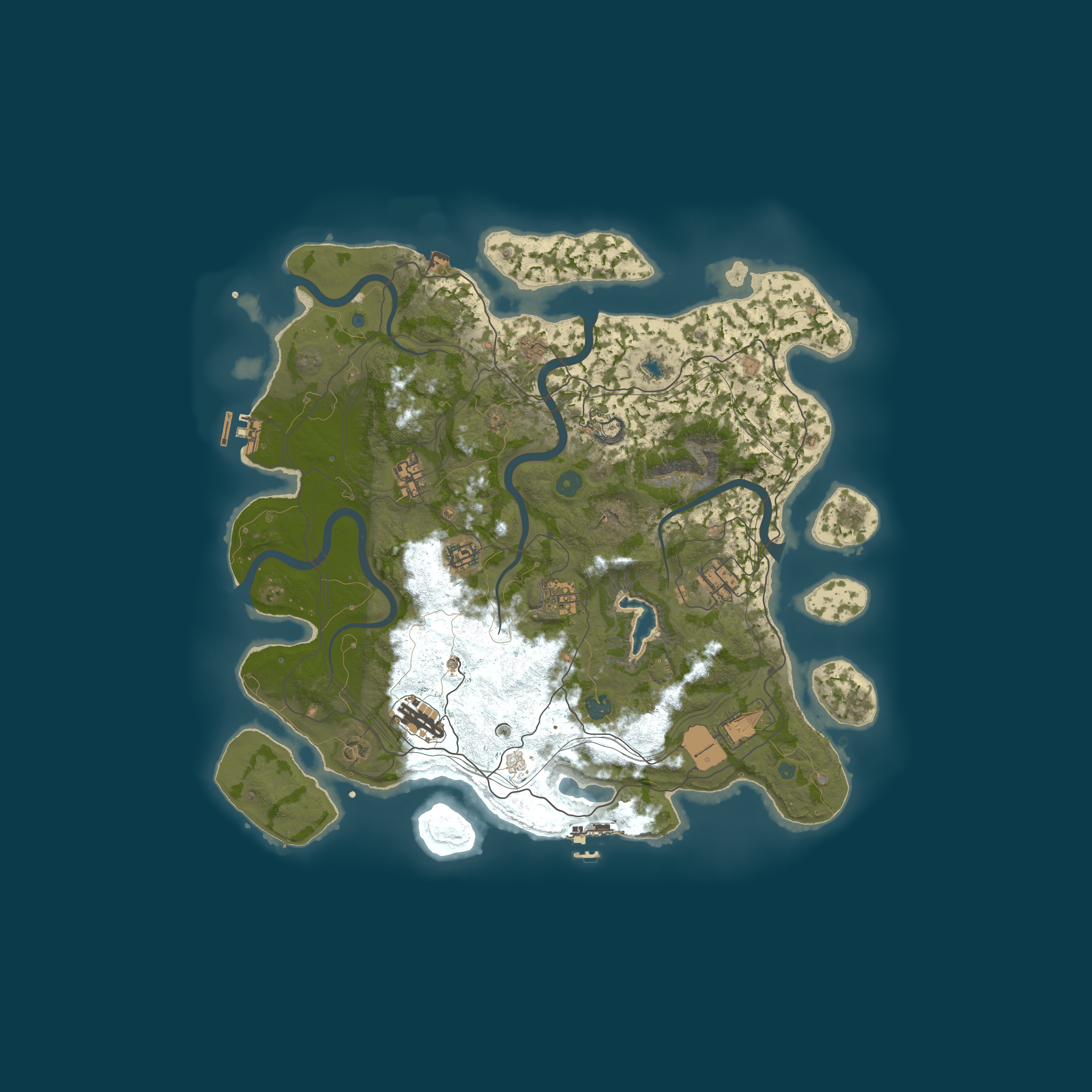 Map for [RU] PVE Scraplands X2 | Convoy | RaidBases