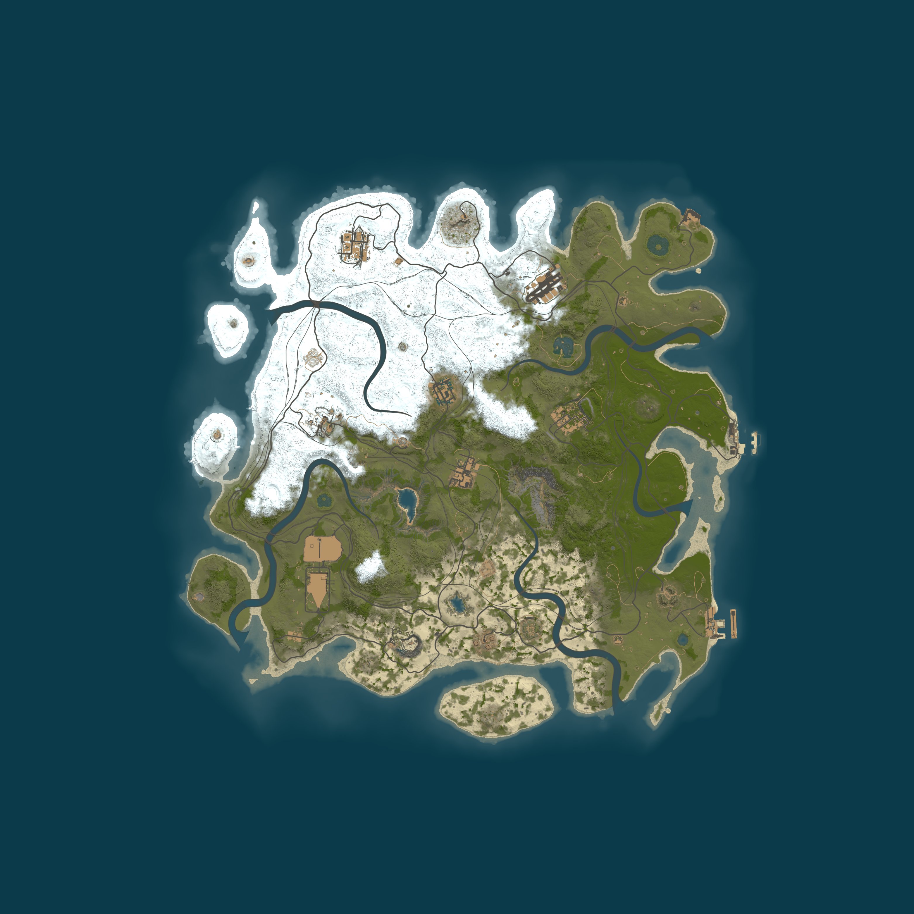 Map for EvilIsland-PVE-Life-[Скилы|X1-X10|Рейд дома|Кве