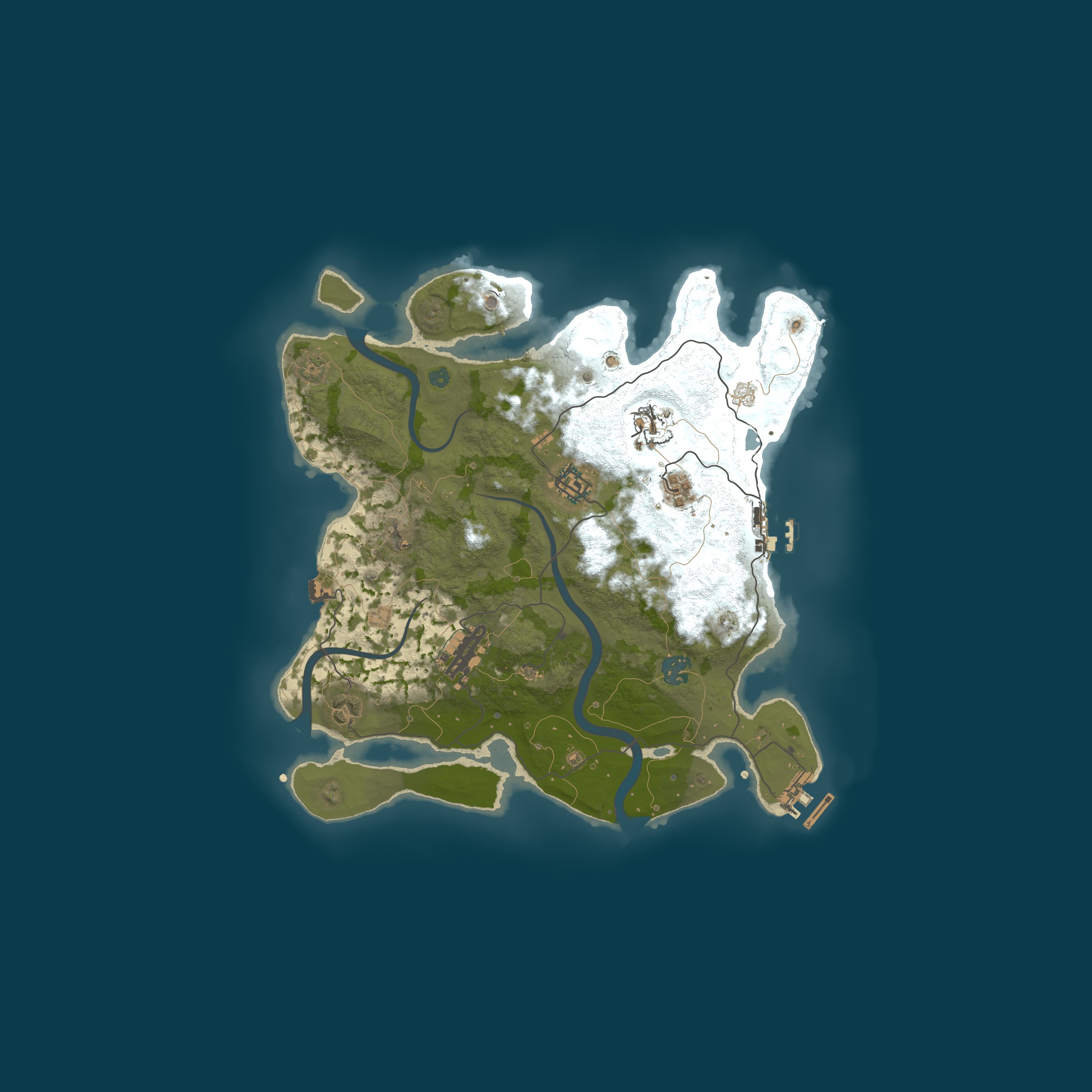Map for Pine Hosting - Rust Server
