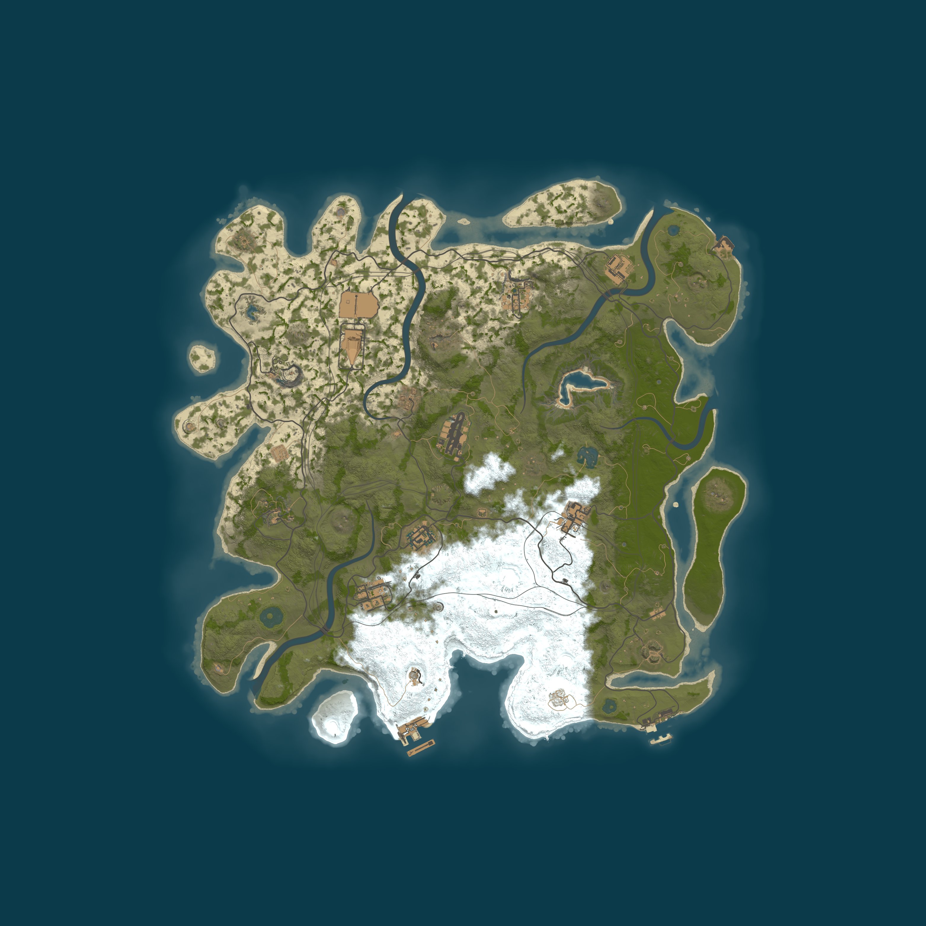 Procedural Map, size 4250, seed 781573423
