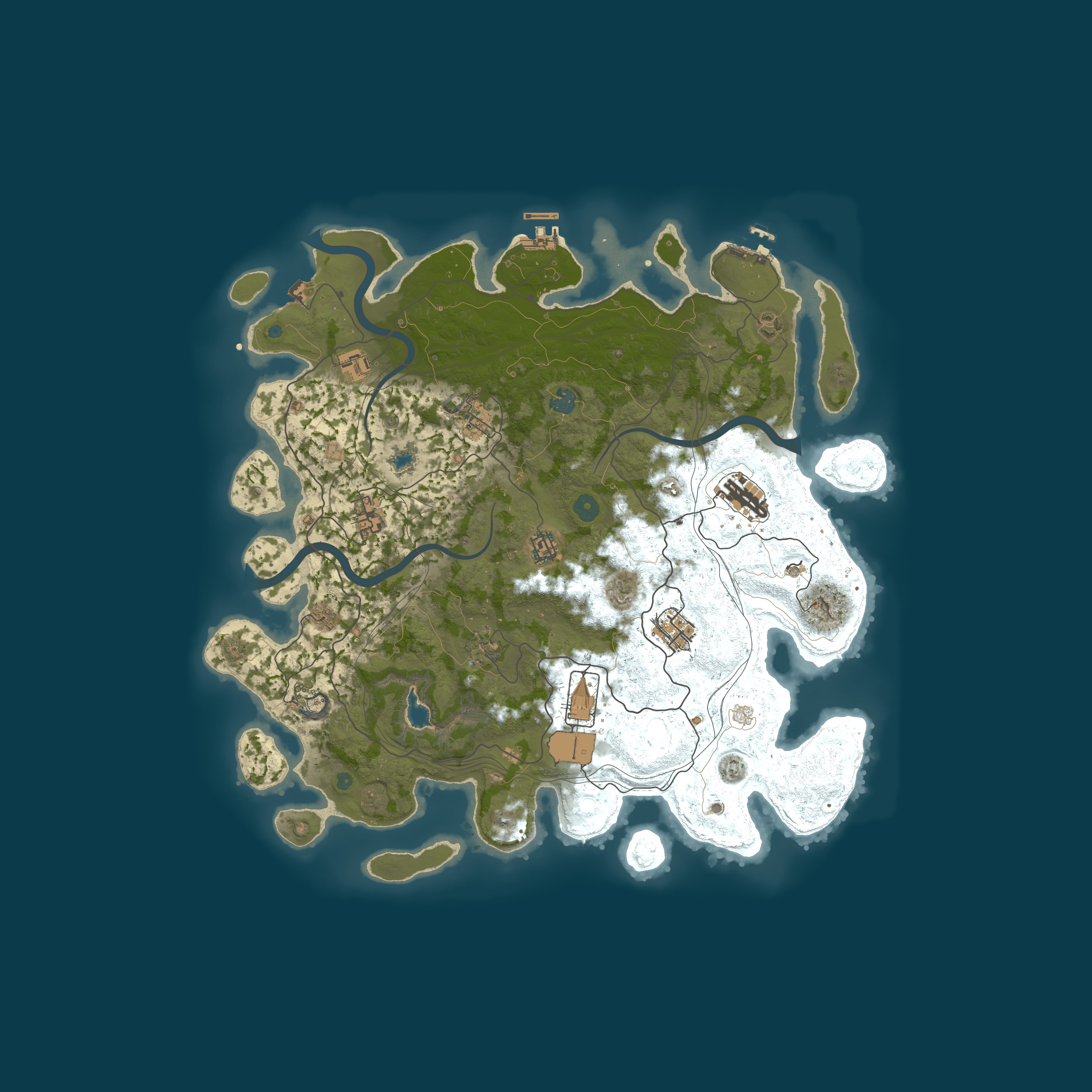 Procedural Map, size 4250, seed 1259165802