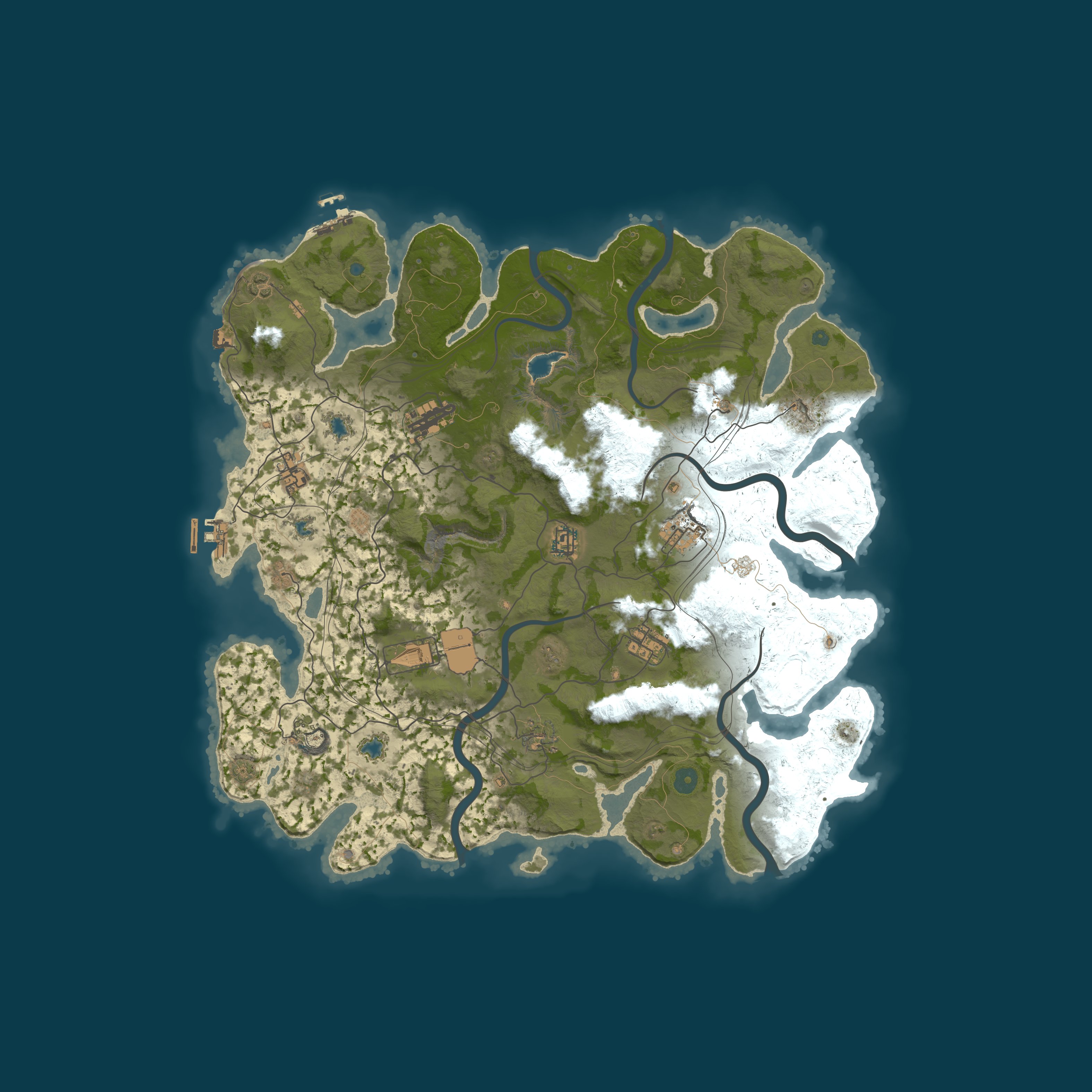 Map for [EU] Rustify 3x Solo/Duo/Trio | Loot+