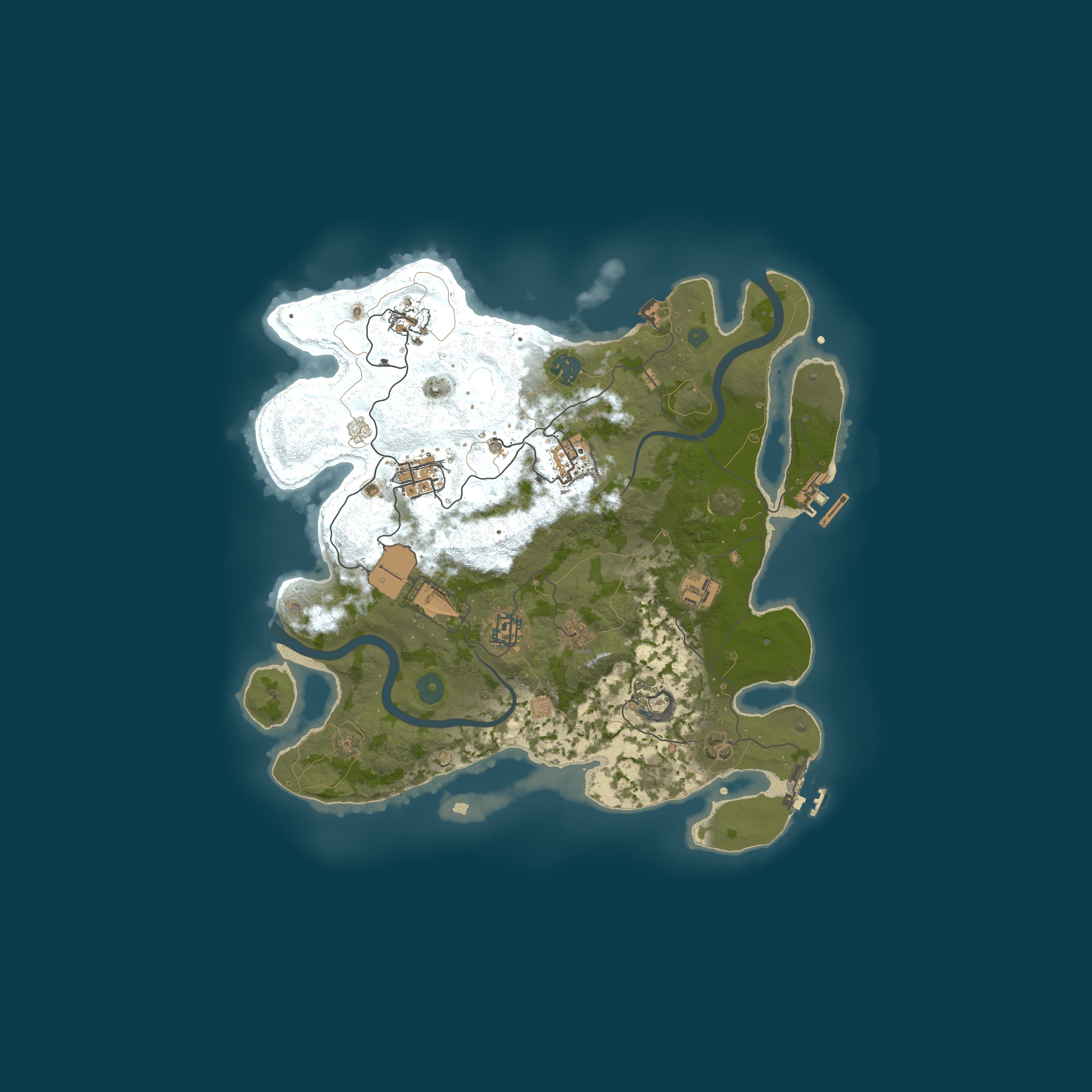 Map for ZED 10X|Monthly|Trio|Raids|Treasure|TP|Skin