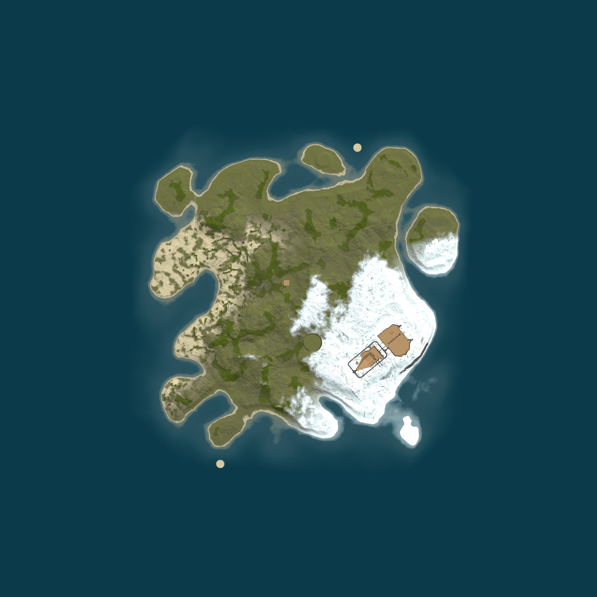 Custom Map, size 3000, seed 121315421