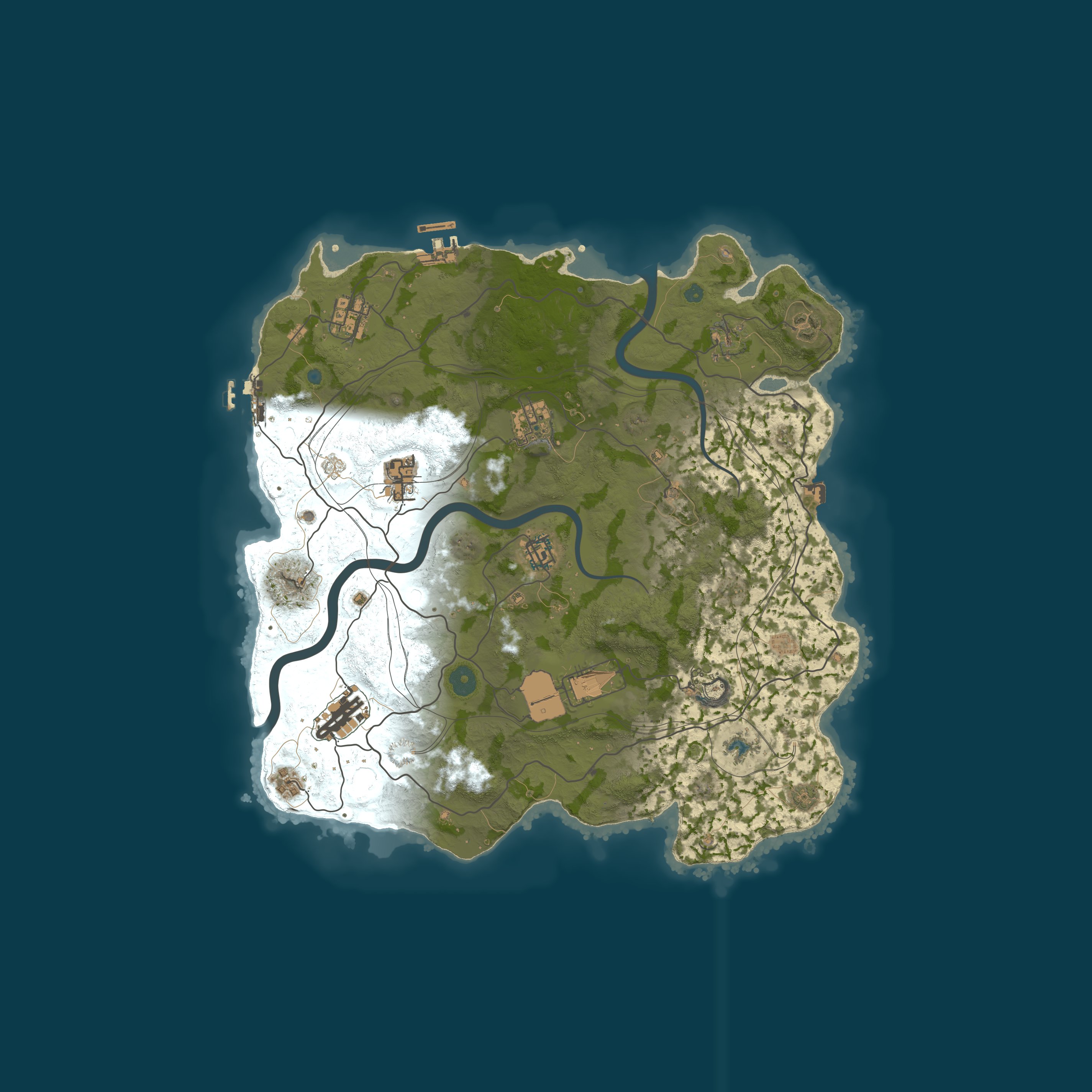 Map for WEREWOLF GAMING.CO 5x Solo/Duo|Loot x5|TP|Homes|Kits|JUST WIPED