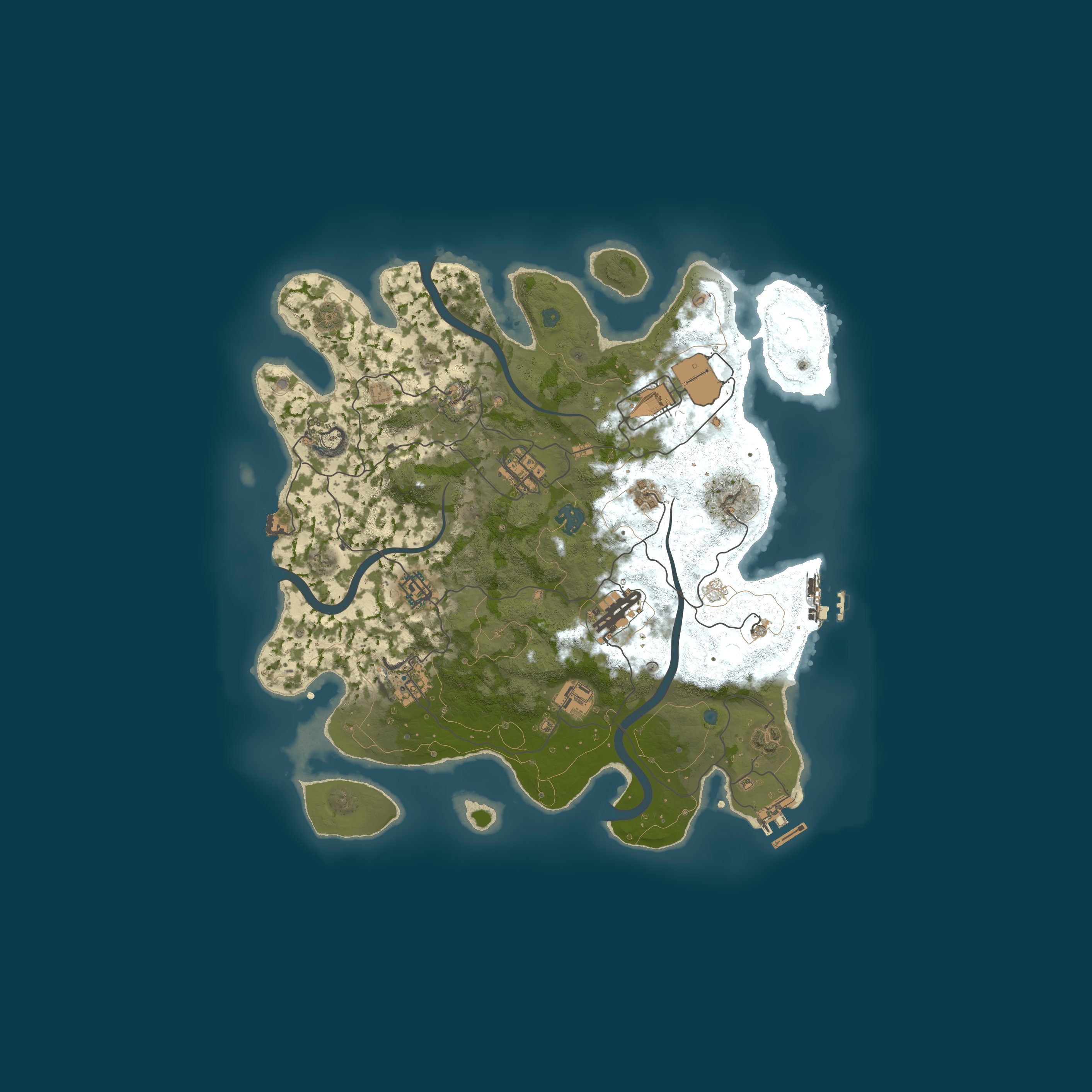 SKY Rust FPS+ | Yeni Baslayan, size 3650, seed 71398971