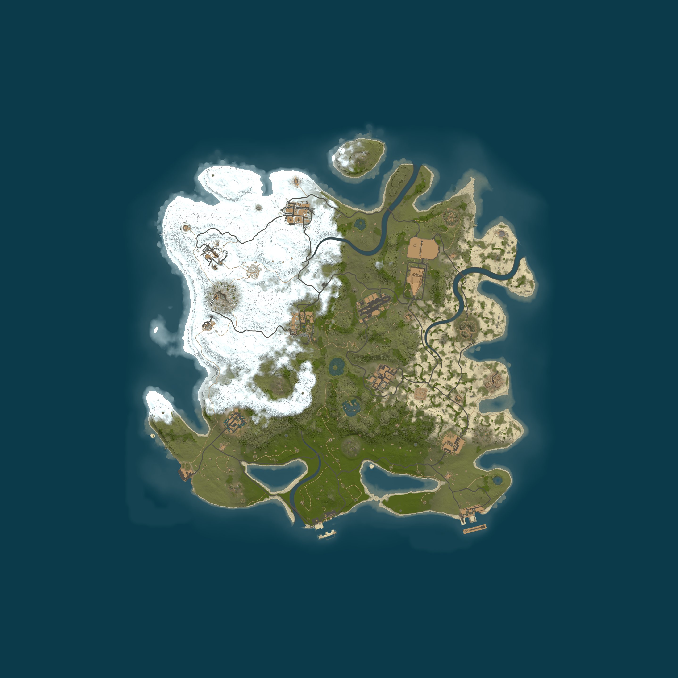 Map for [GER] Rust-RP / PVE | Open World Server