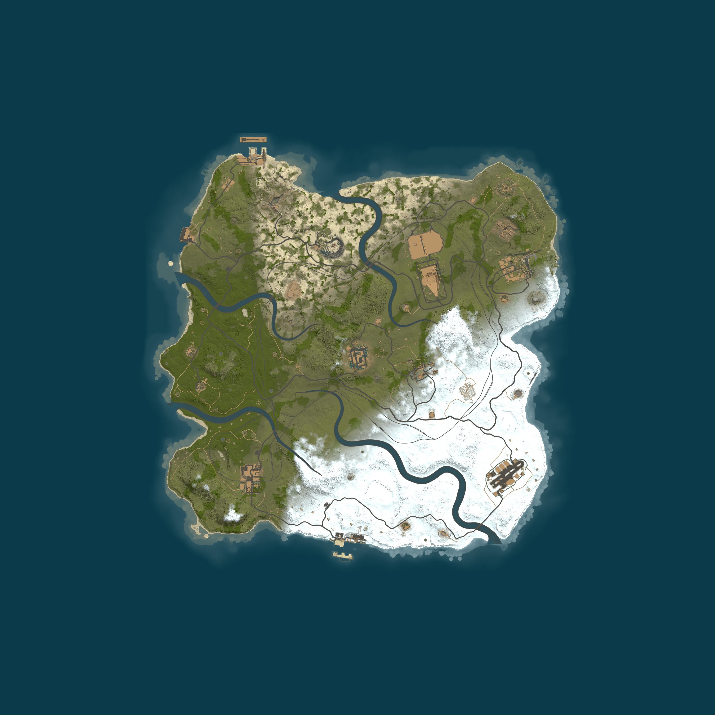Map for WARBANDITS.GG 5X |Solo/Duo/Trio/Quad|Loot+|TP|Kits|x5 JUST WIPE