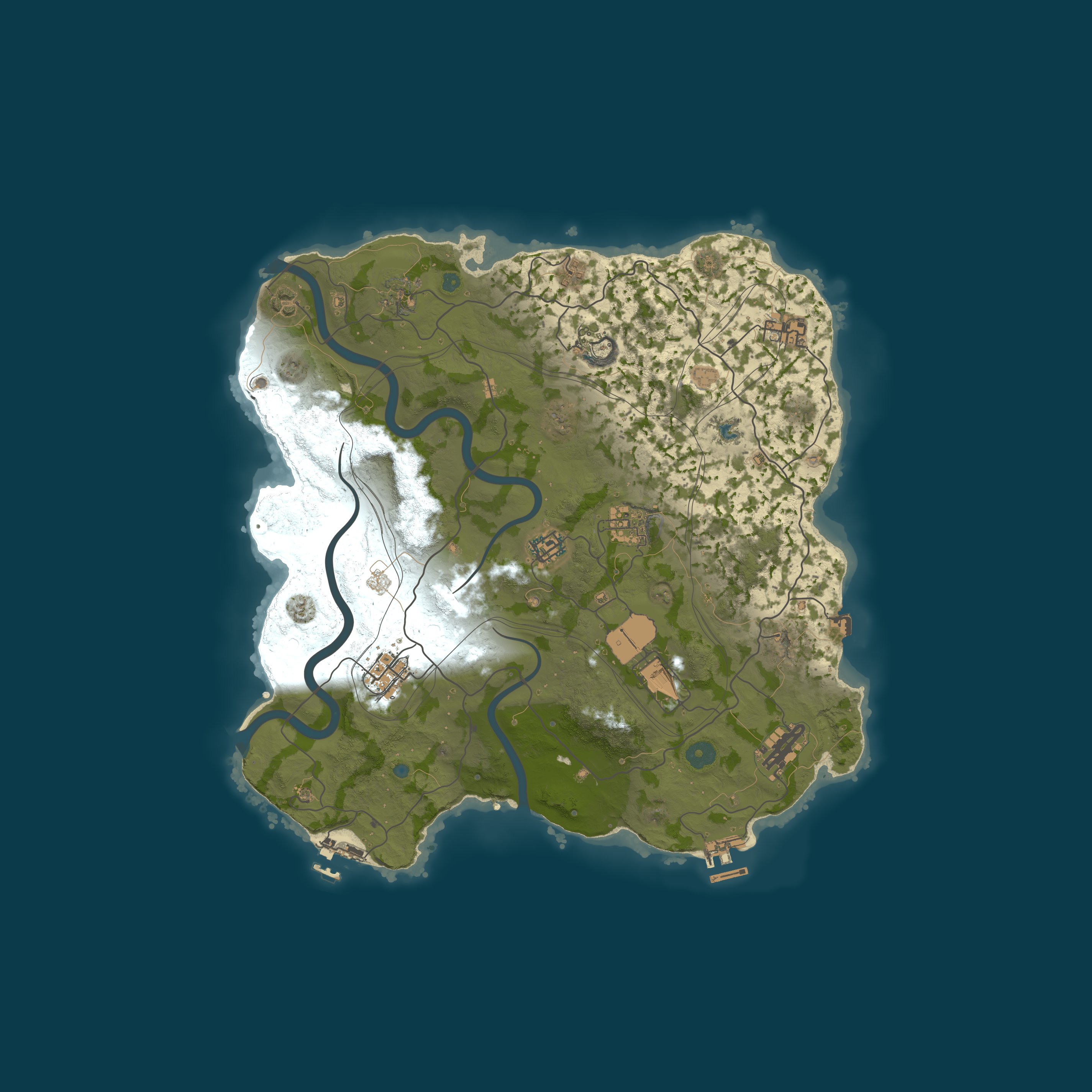 Map for WEREWOLF GAMING.CO 5x Solo/Duo/Trio/Quad|Loot X5|TP|Homes|Kits|