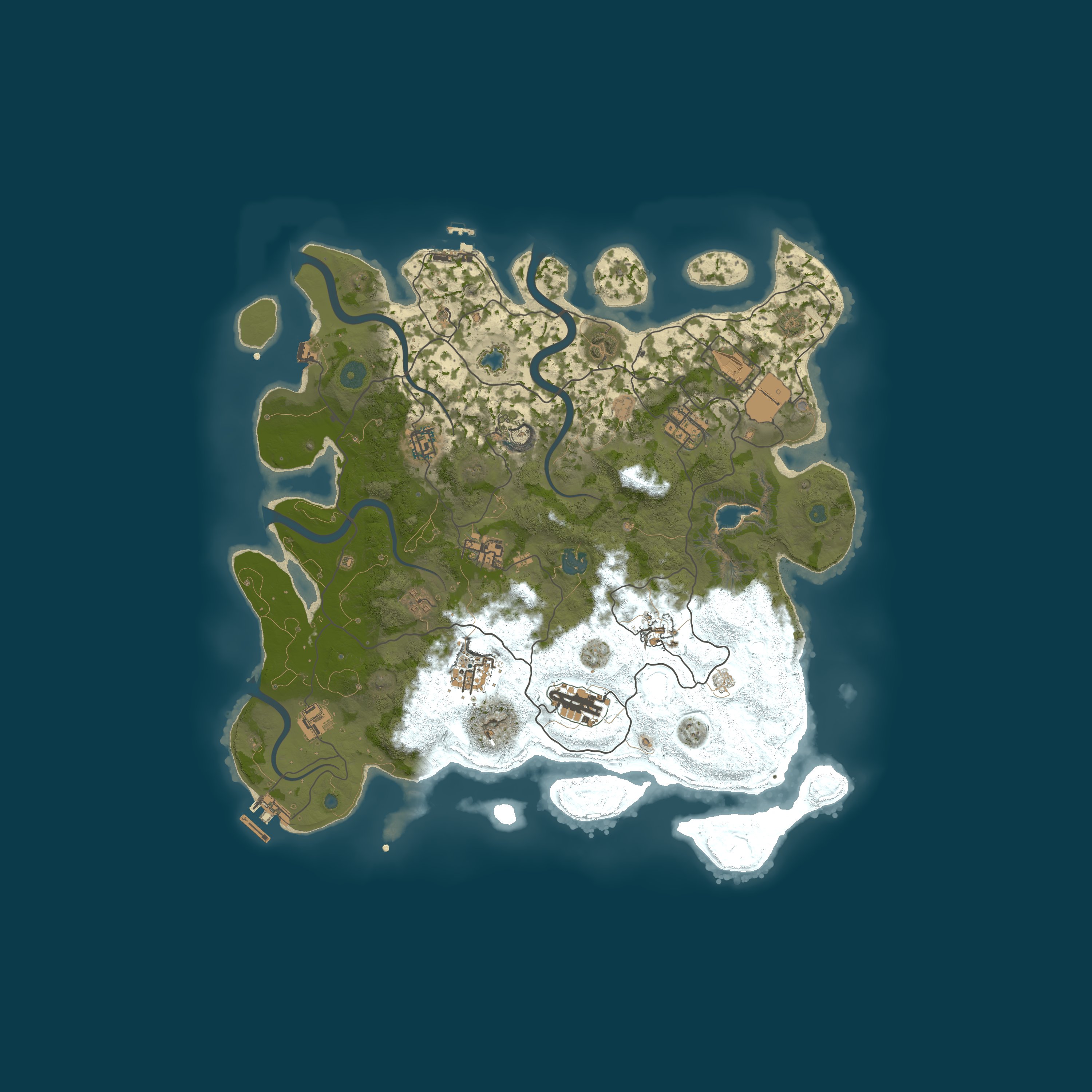 Procedural Map, size 4000, seed 14608