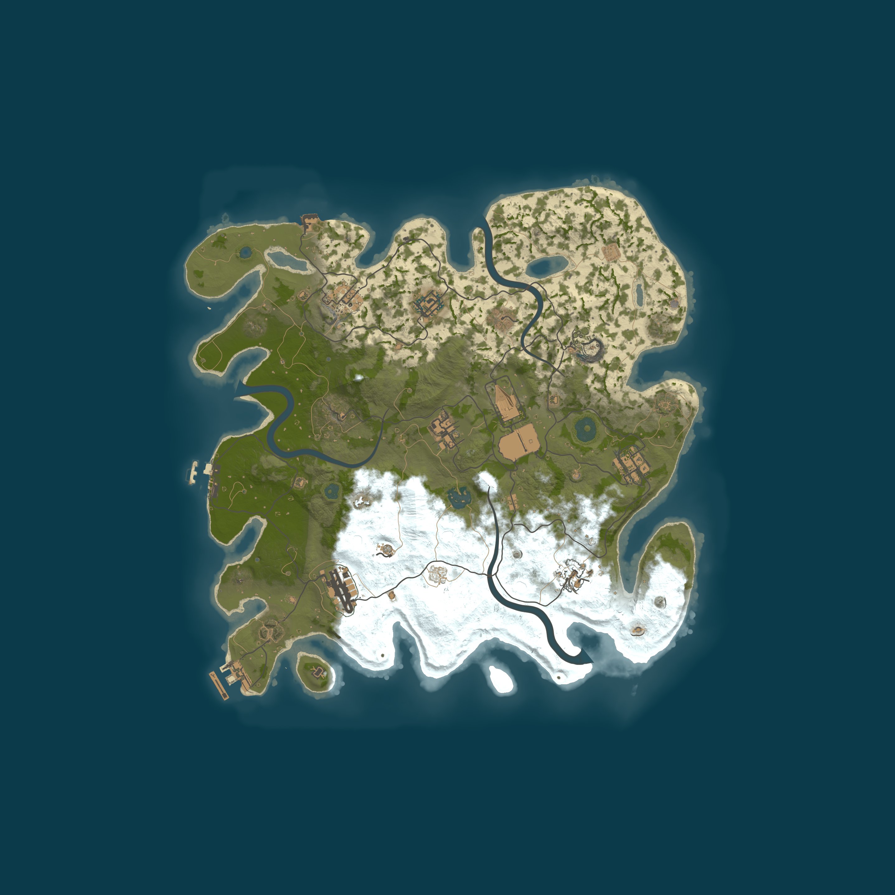 Map for ChillRust TestingServer