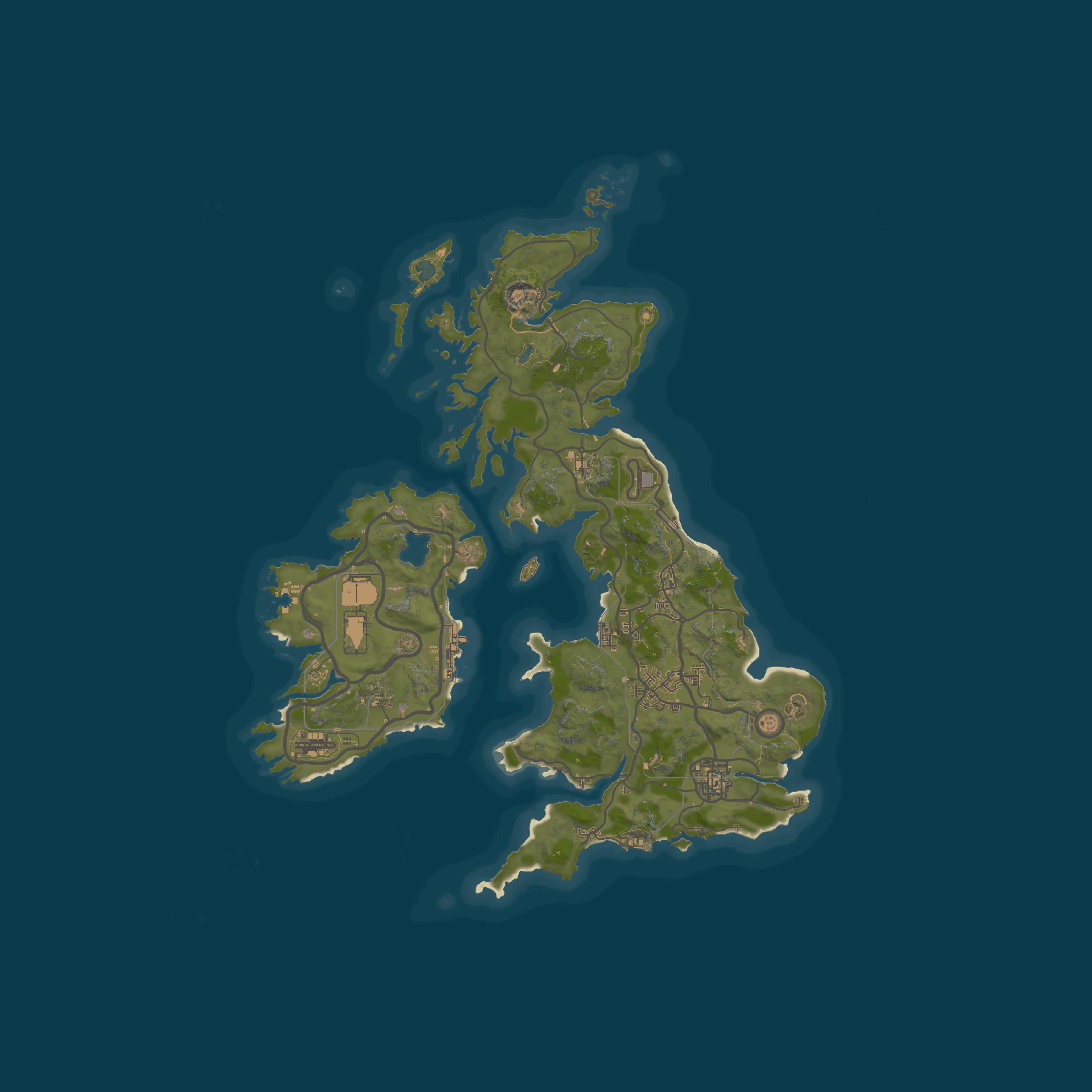 Custom Map, size 5952, seed 1337