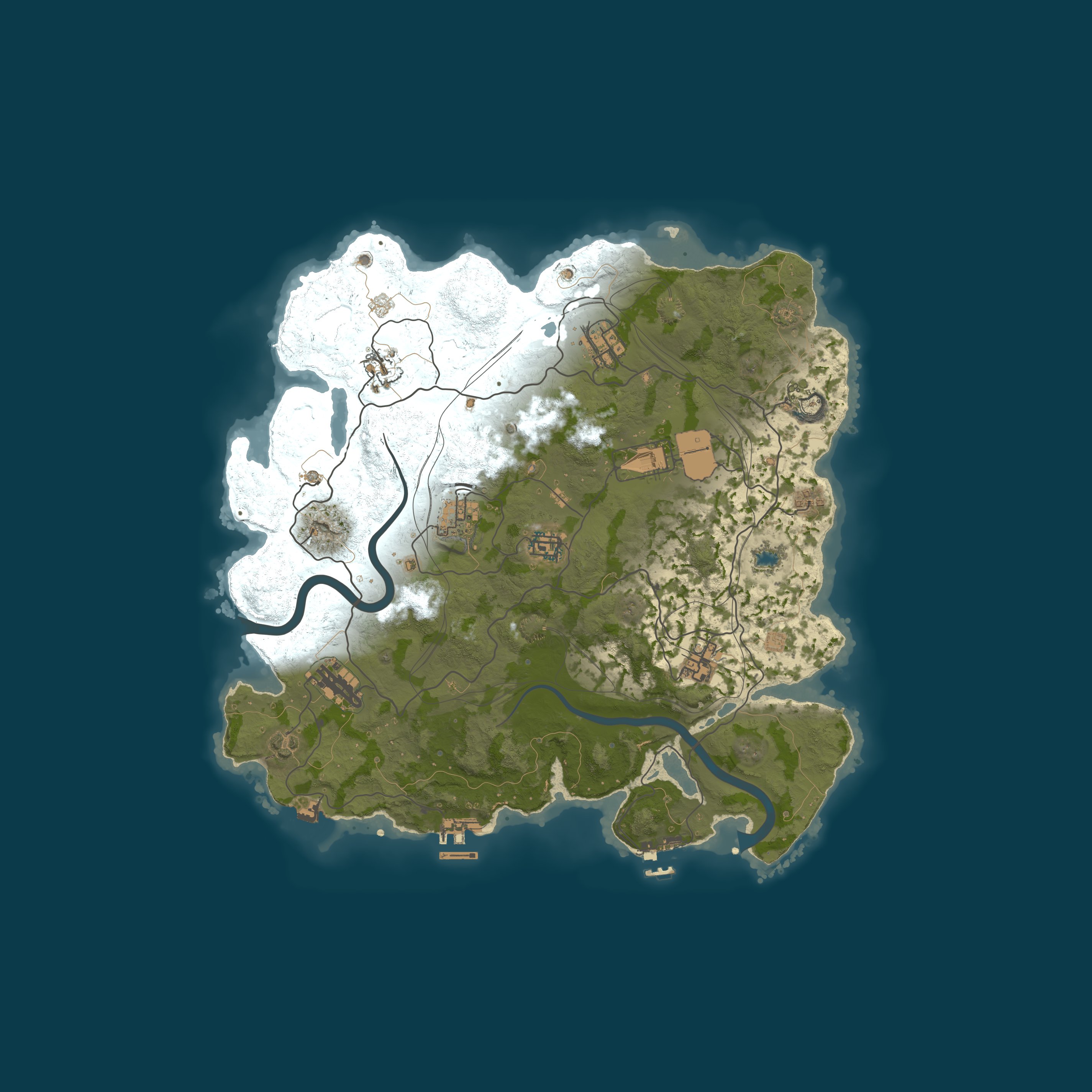 Map for WARBANDITS.GG EU 3X |Solo/Duo/Trio/Quad/Max6|LootX3|Clans| JUST
