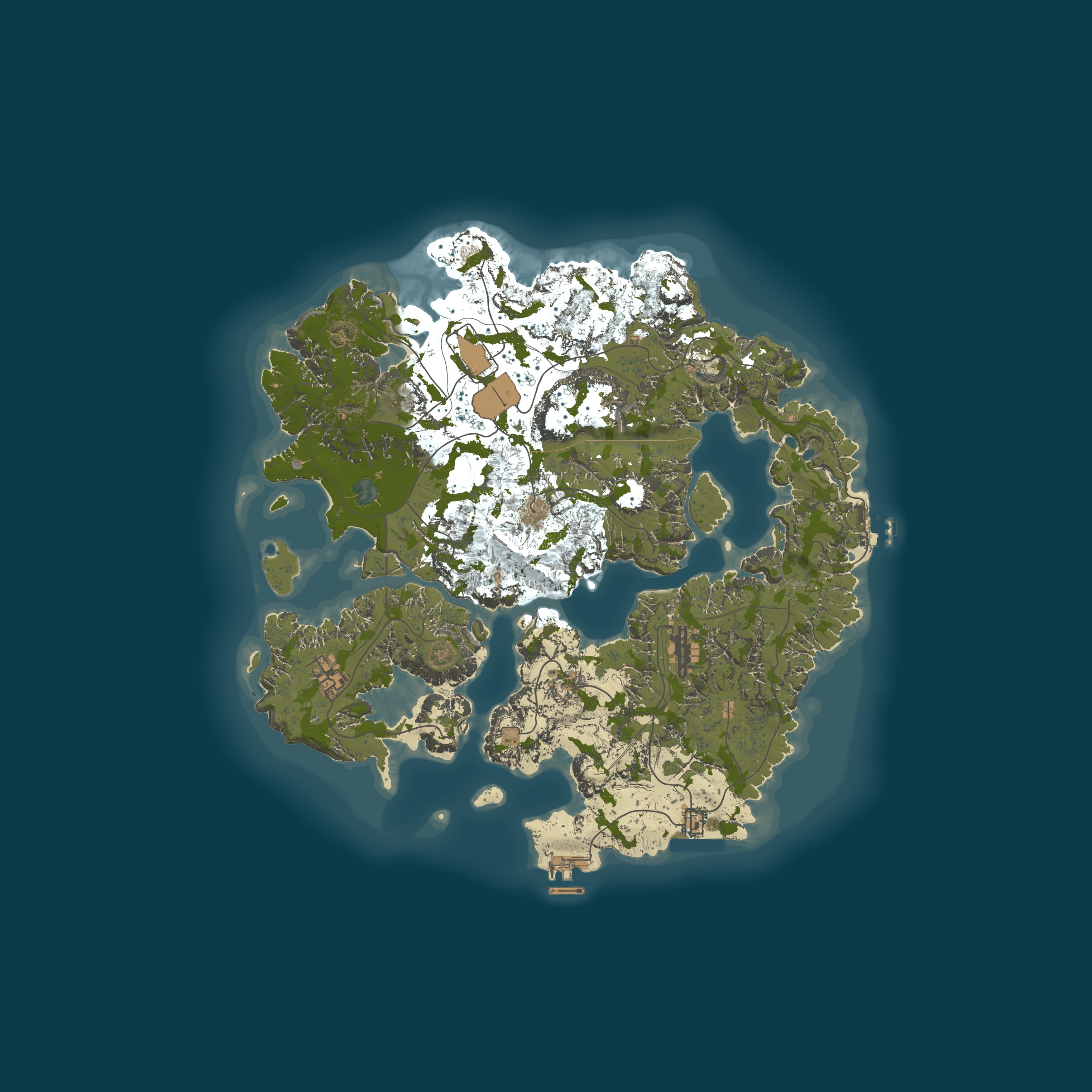 Custom Map, size 4096, seed 1337