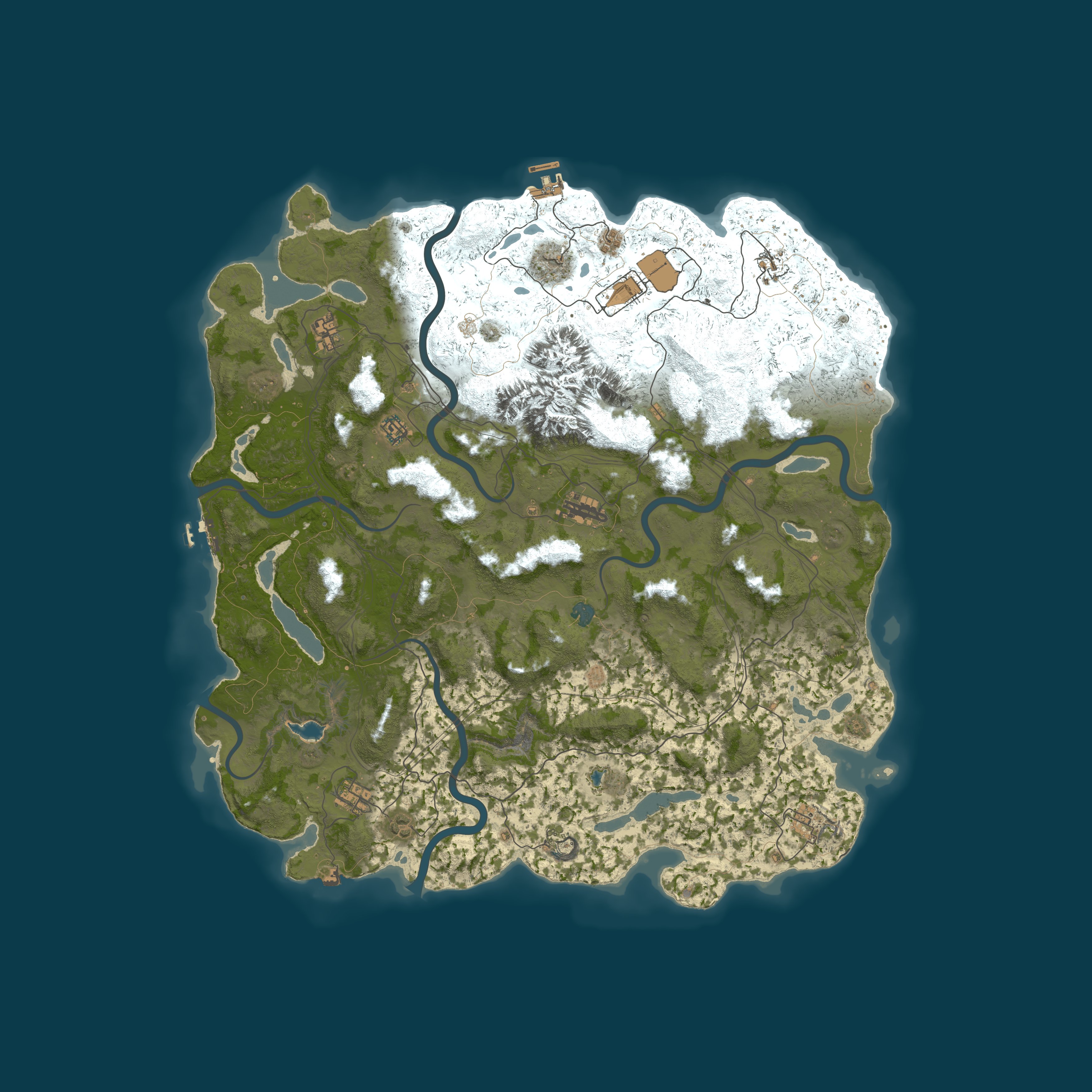 Map for RustLands | Monthly Large | No BP Wipe | NOOB FRIENDLY 6/4 6.4 