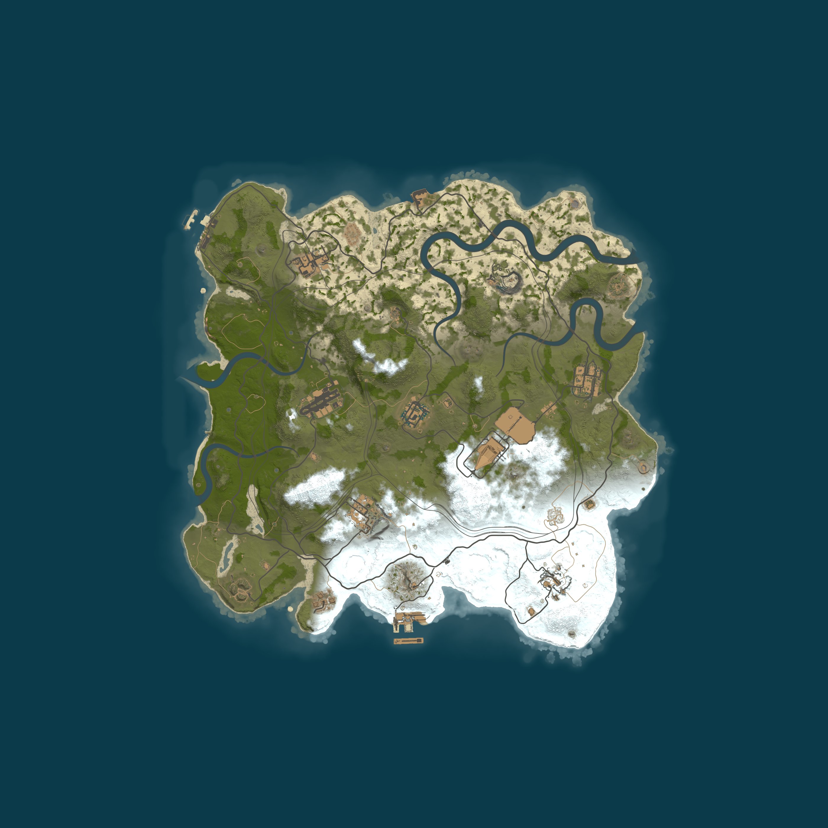 Map for Reddit.com/r/PlayRust - US Biweekly