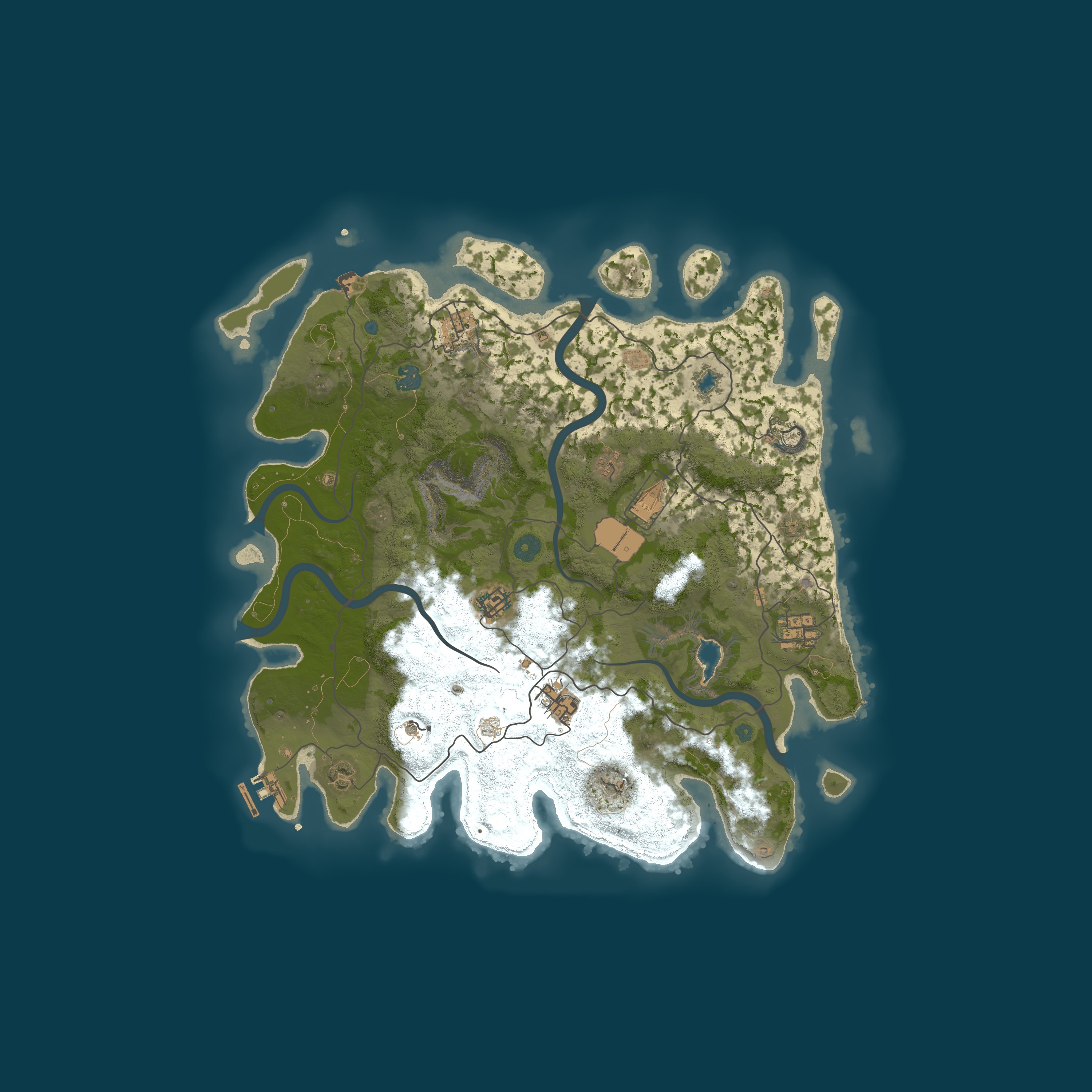 Map for [US] HoneyBee 2x | 8 Man MAX | 50% Upkeep | No Bp Wipes |