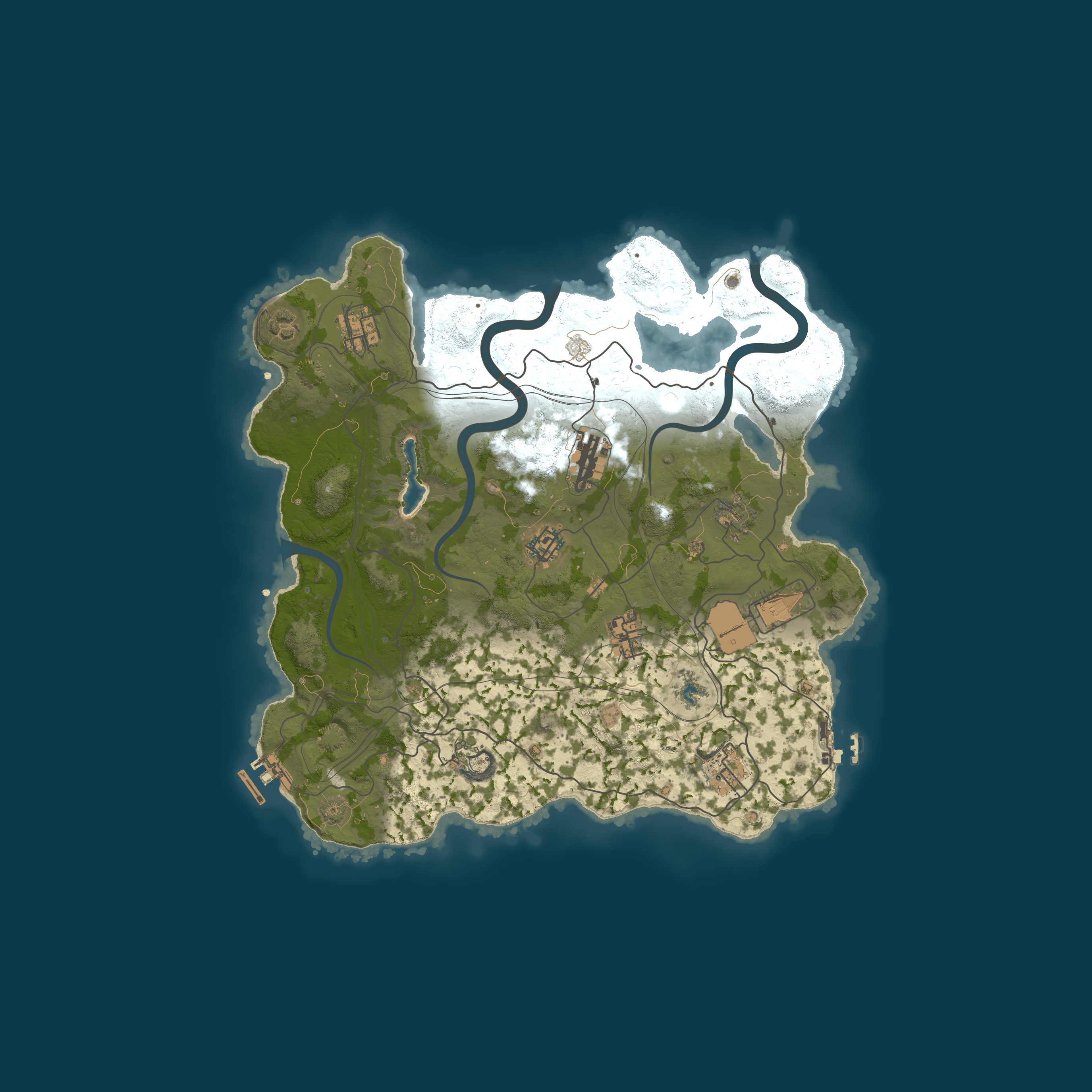 Map for [RU] Galaxy Rust 1X | Solo Only | Только СОЛО | Vanil
