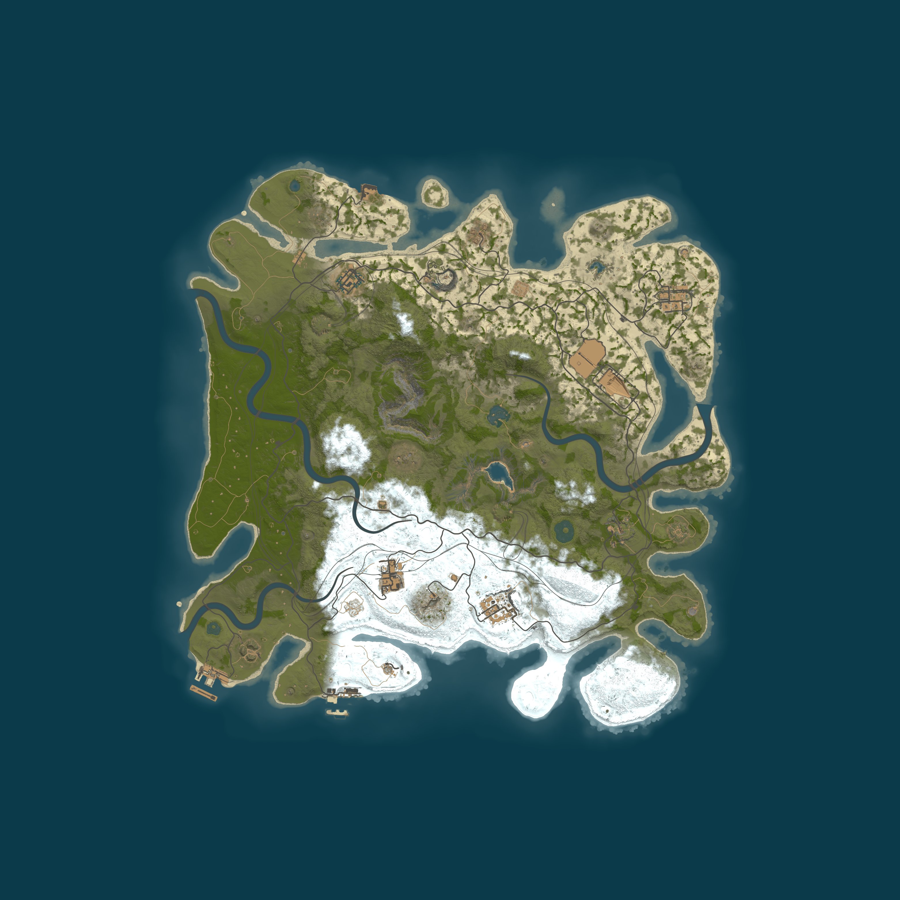 Map for Distorted - PVE 3X - Events and Raidable Bases - Biweekly