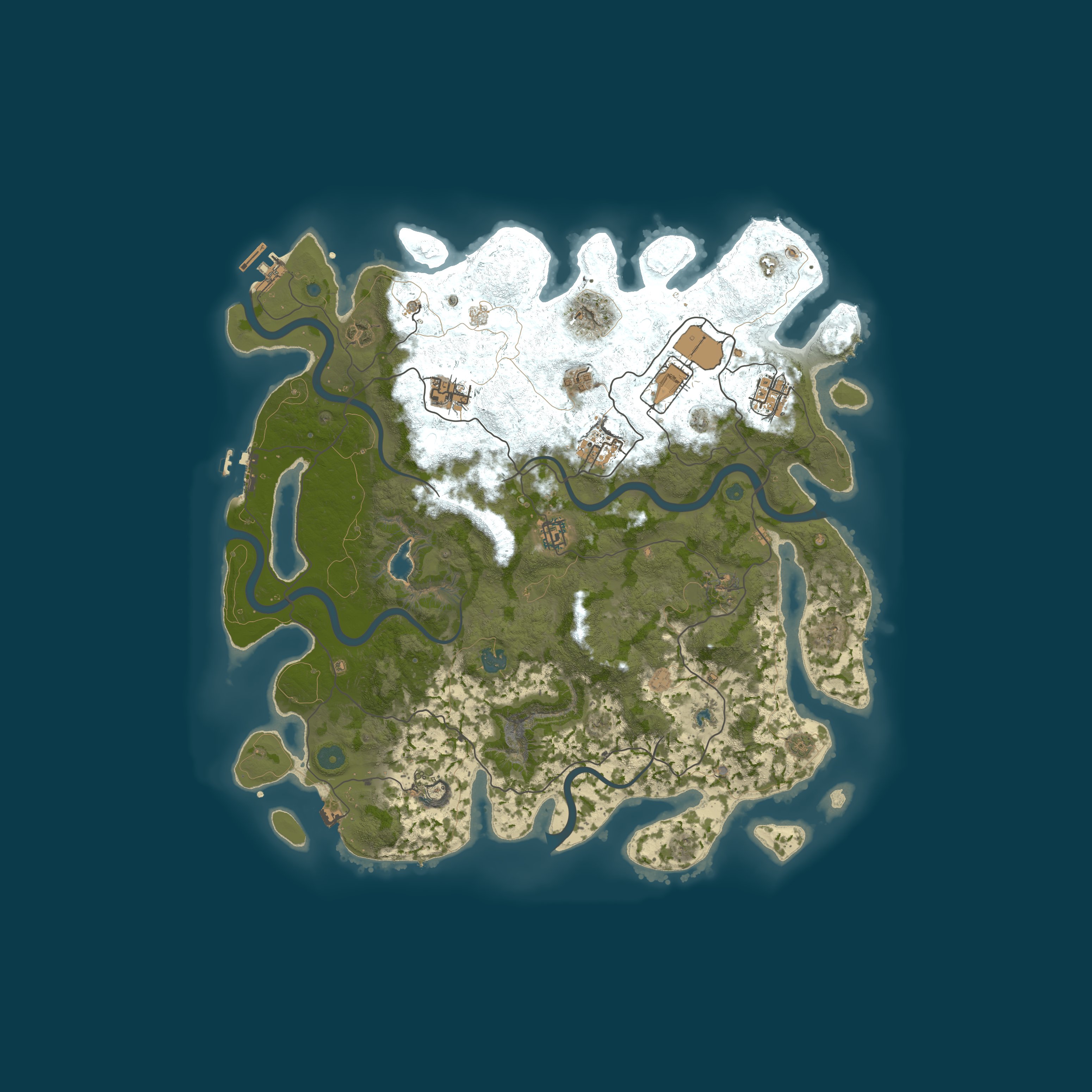 Map for SiennaVille 4x Solo|Duo|Trio