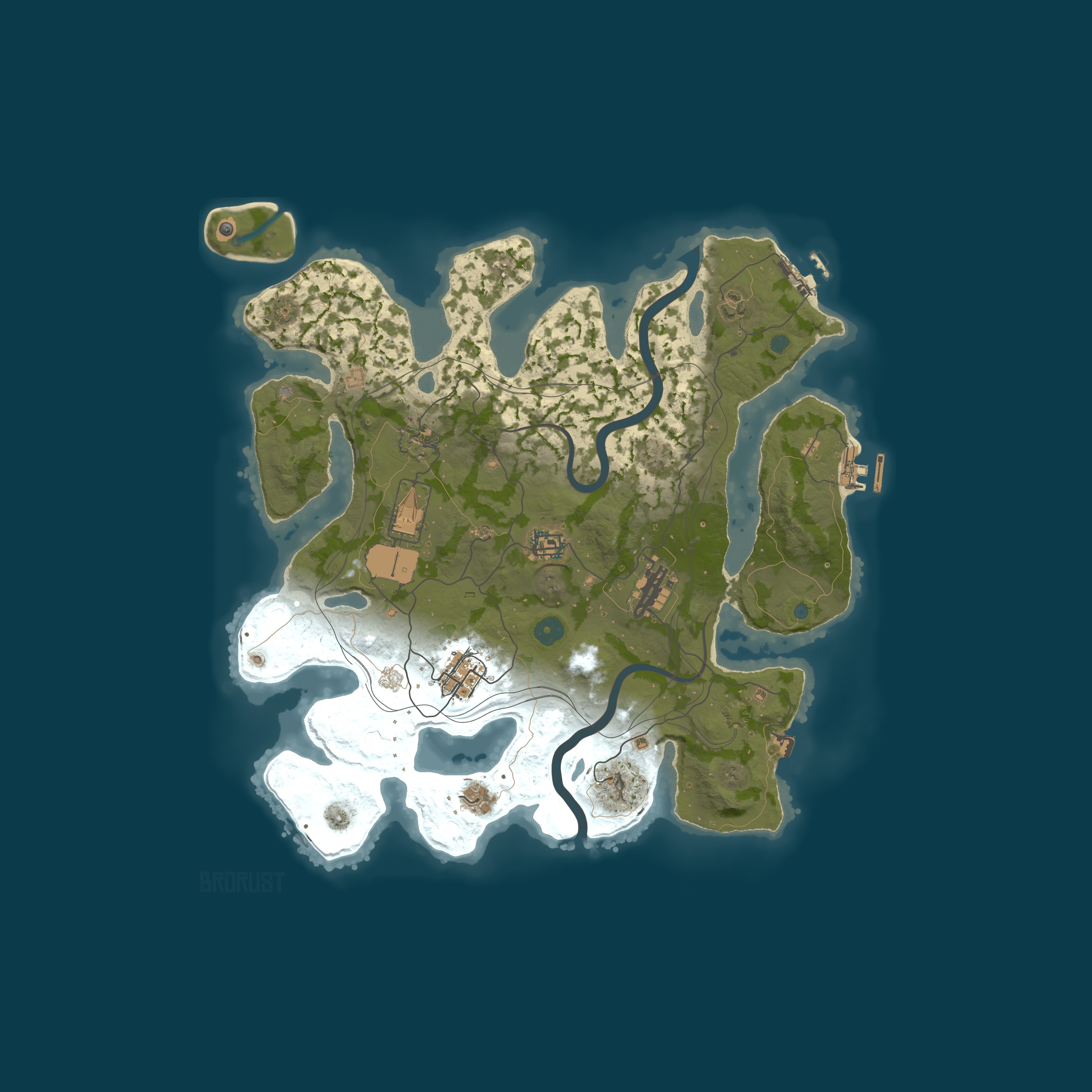 BroRust Custom Map