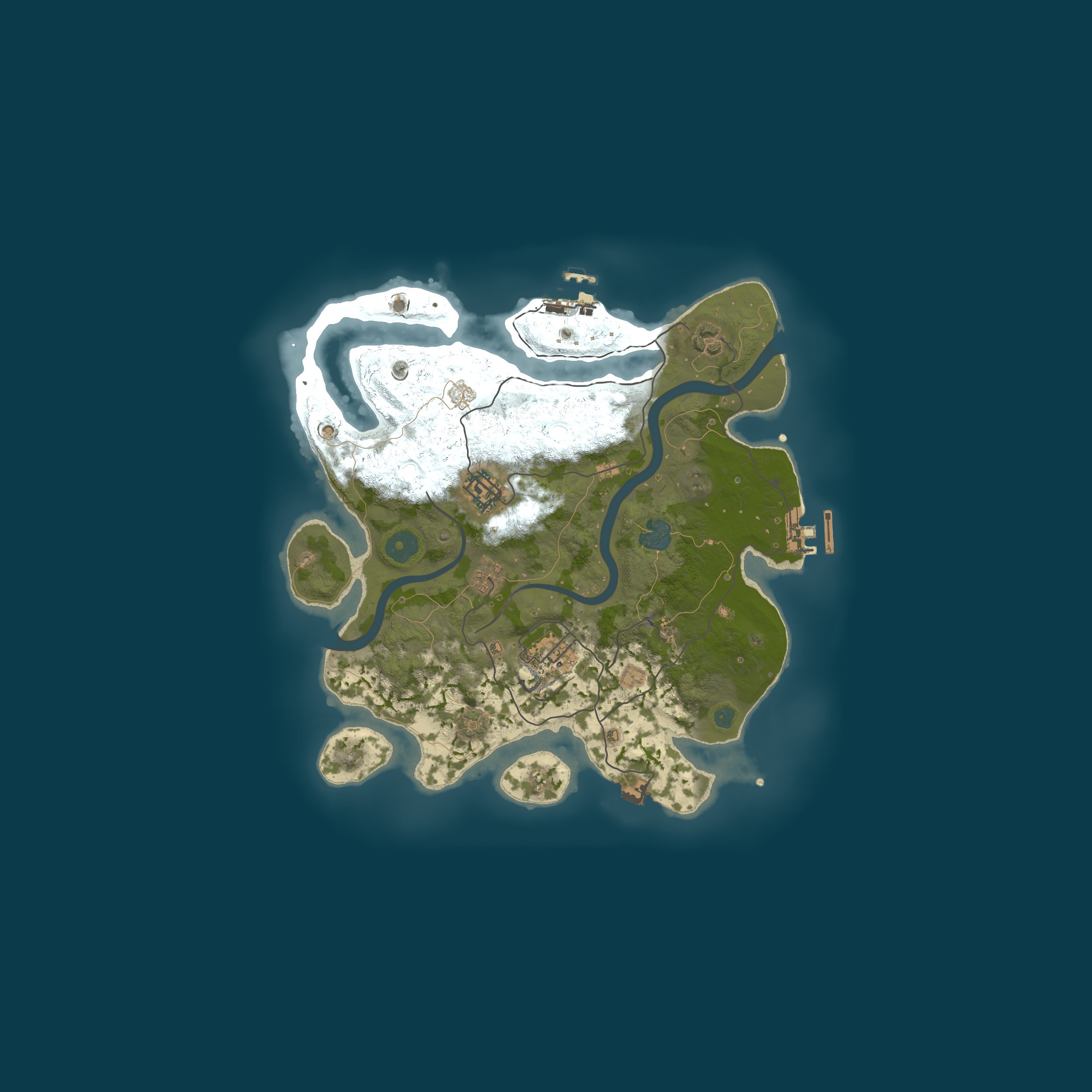 Map for A Rust Server