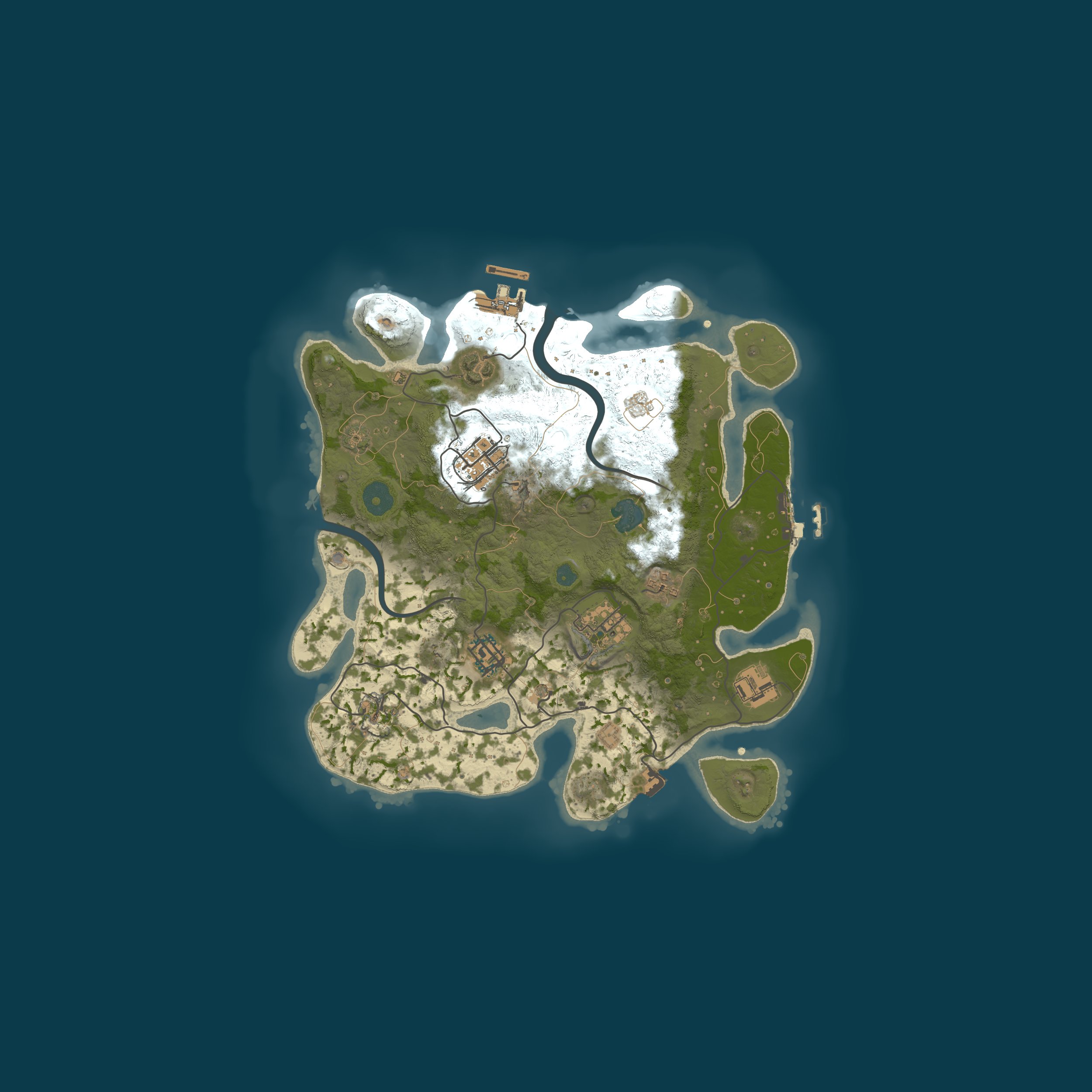 Procedural Map, size 3000, seed 1808583681