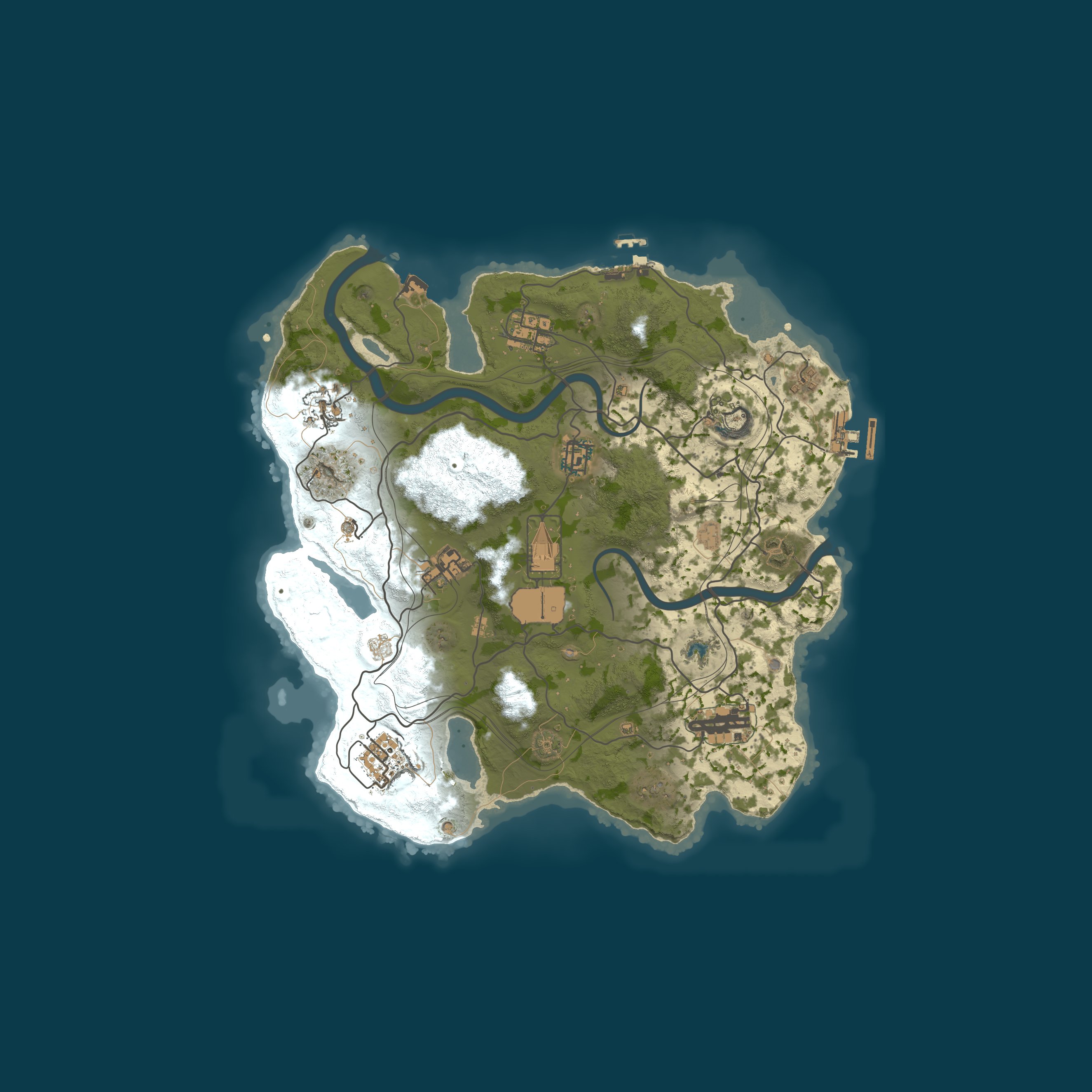 Map for US Vex.gg 5x Solo/Duo|Shared BPs|Kits|TPhome|Noob Friendly|10x5