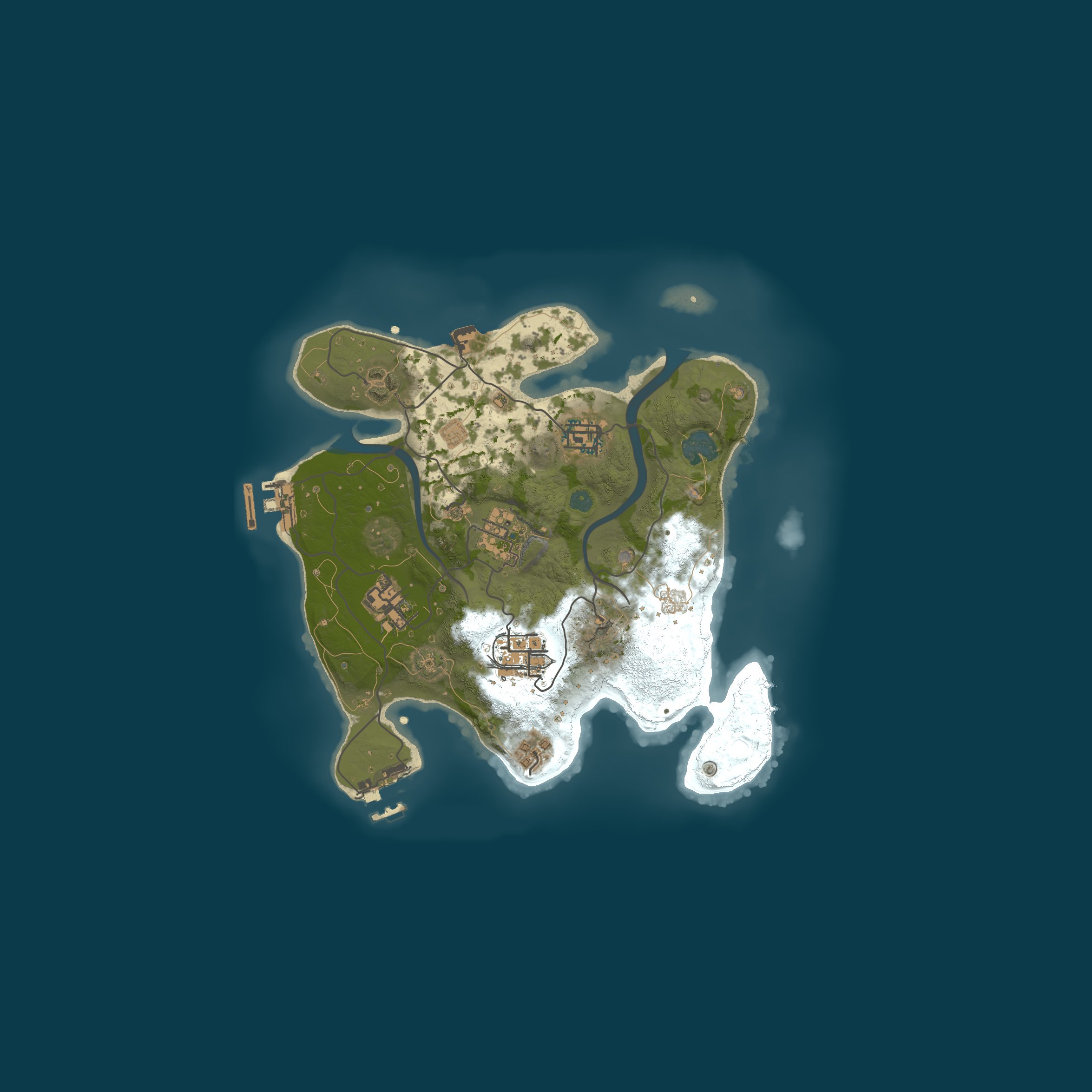 Procedural Map, size 2700, seed 20