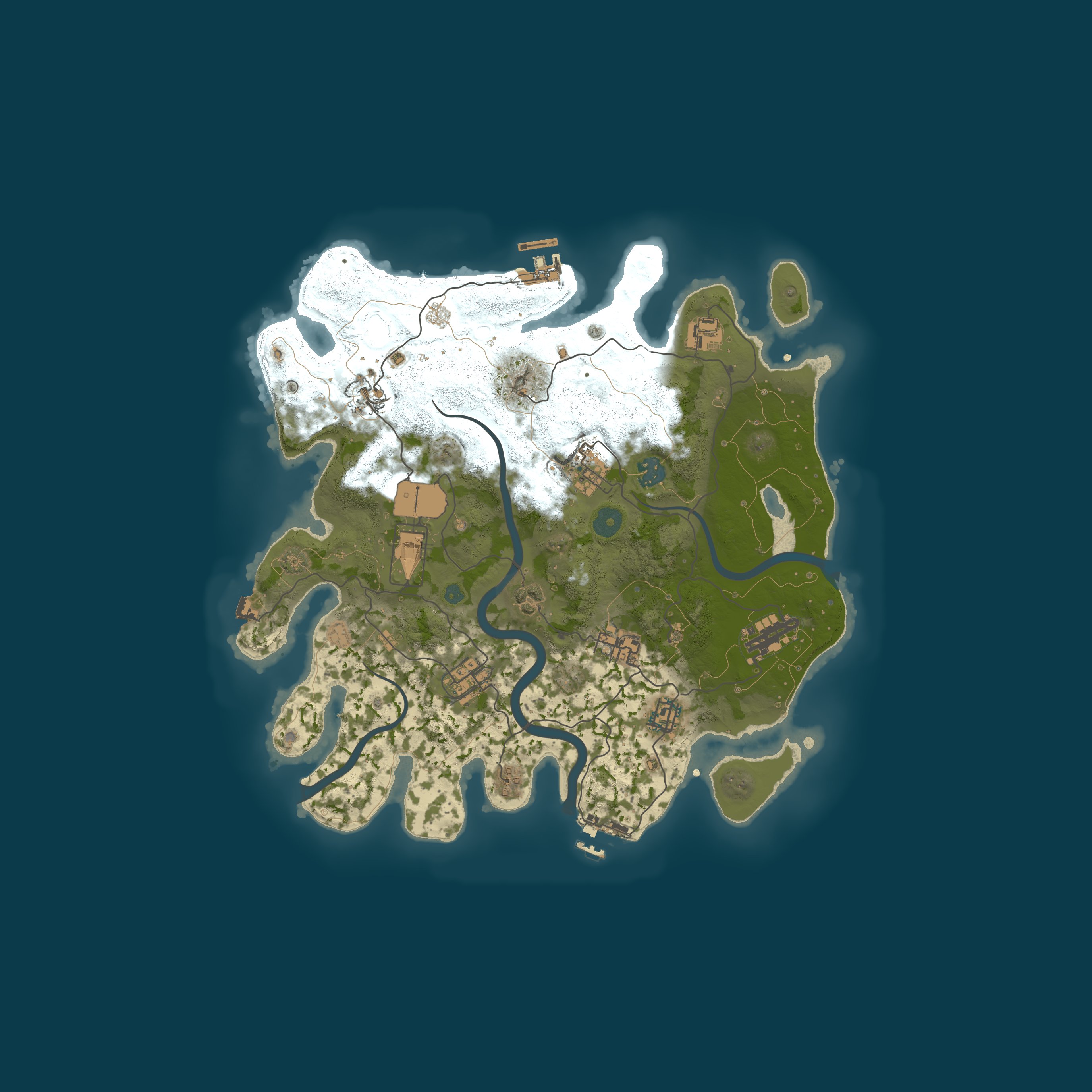 Map for [EU] RustRuin | Monthly | PvP + NPC | Events